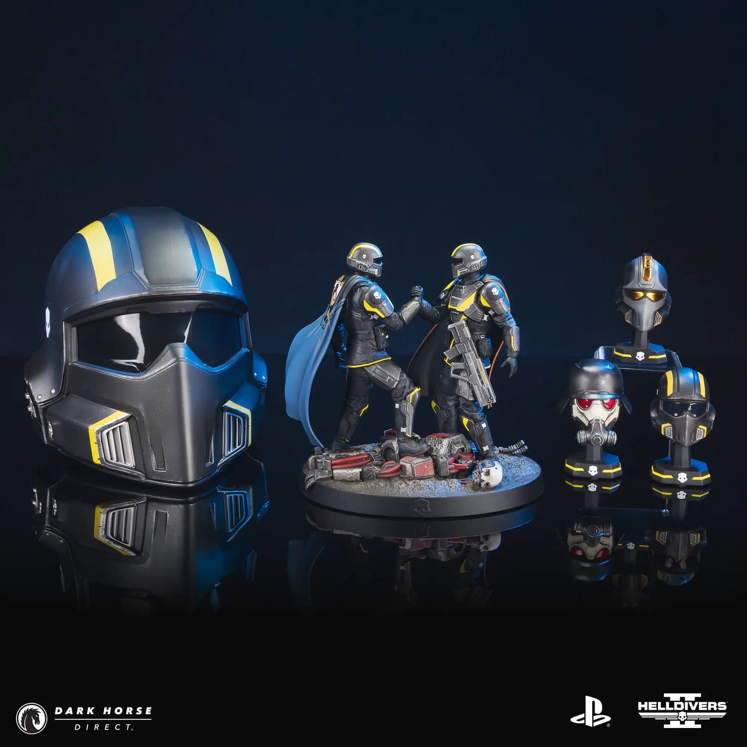 Helldivers II: Protectors of Democracy Statue Revealed by Dark Horse