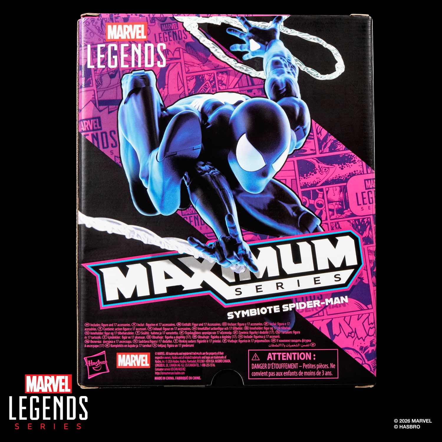Symbiote Spider-Man Joins Hasbro's Marvel Legends Maximum Series