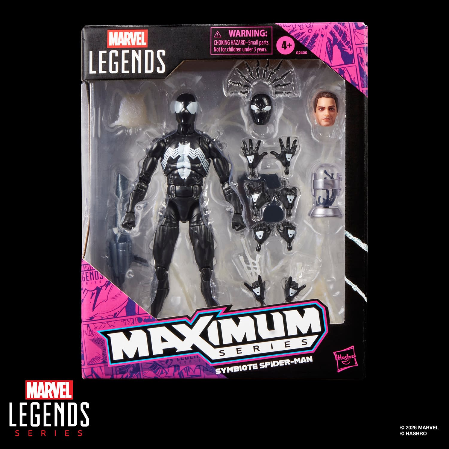 Symbiote Spider-Man Joins Hasbro's Marvel Legends Maximum Series