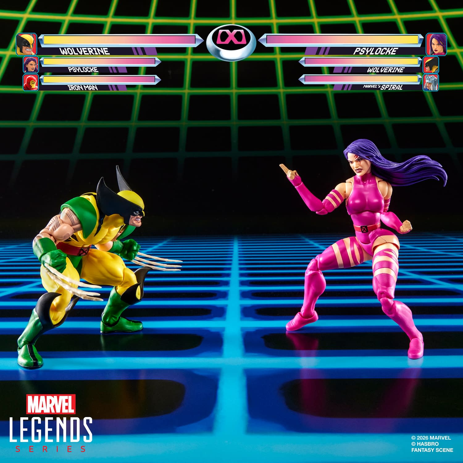 Player 2 Marvel Legends Gamerverse Psylocke & Wolverine Set Revealed