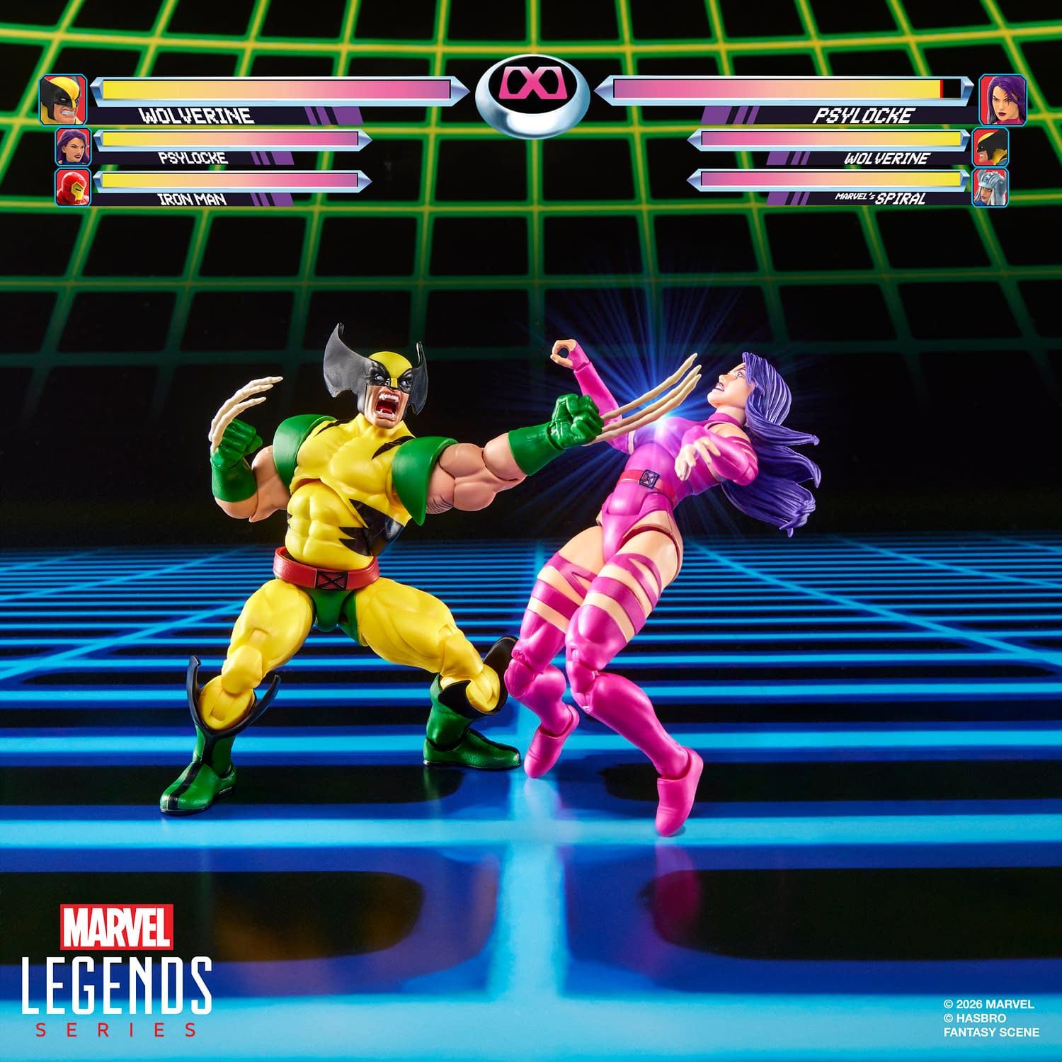 Player 2 Marvel Legends Gamerverse Psylocke & Wolverine Set Revealed