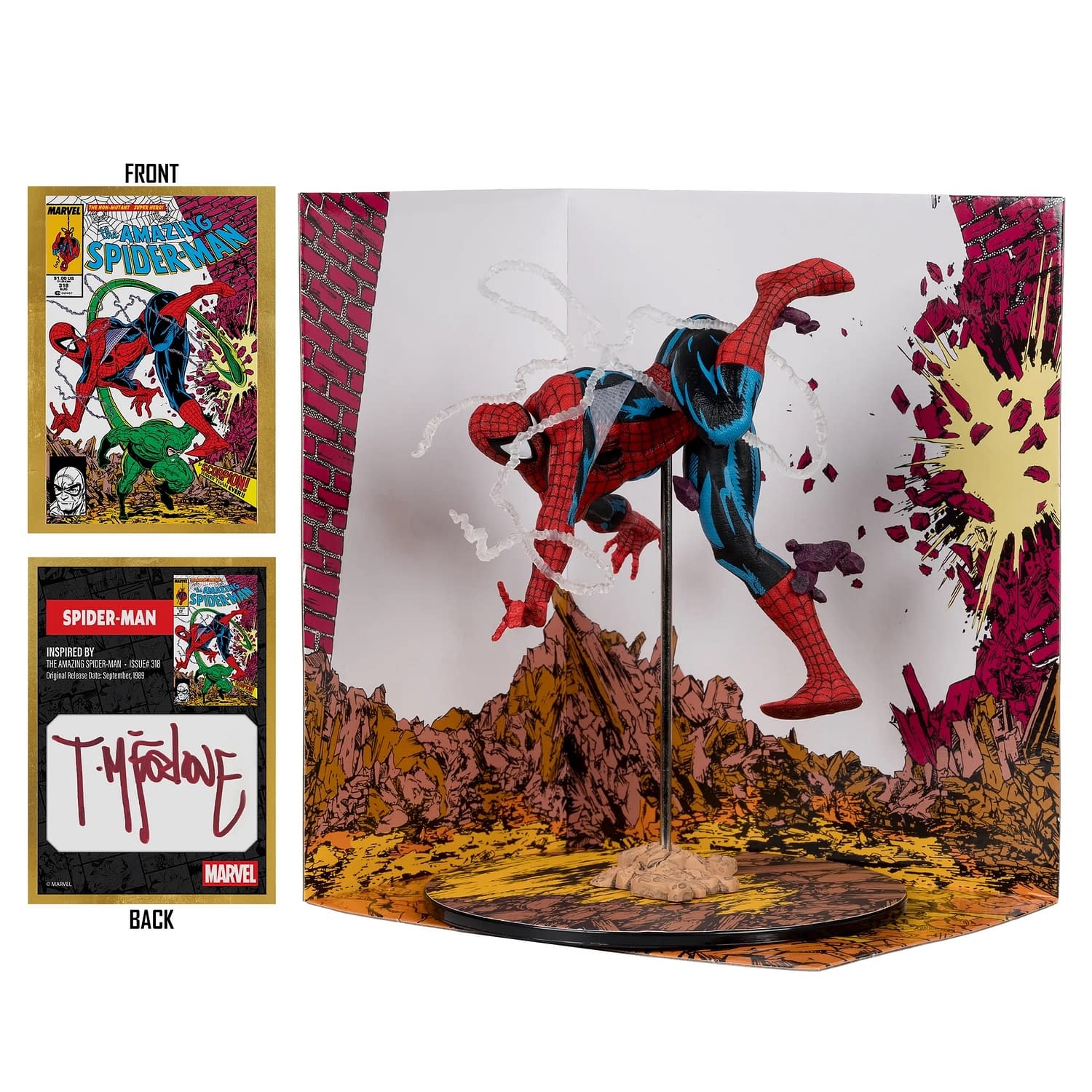 New Autograph Series Spider-Man #318 Gold Label Statue Coming Soon