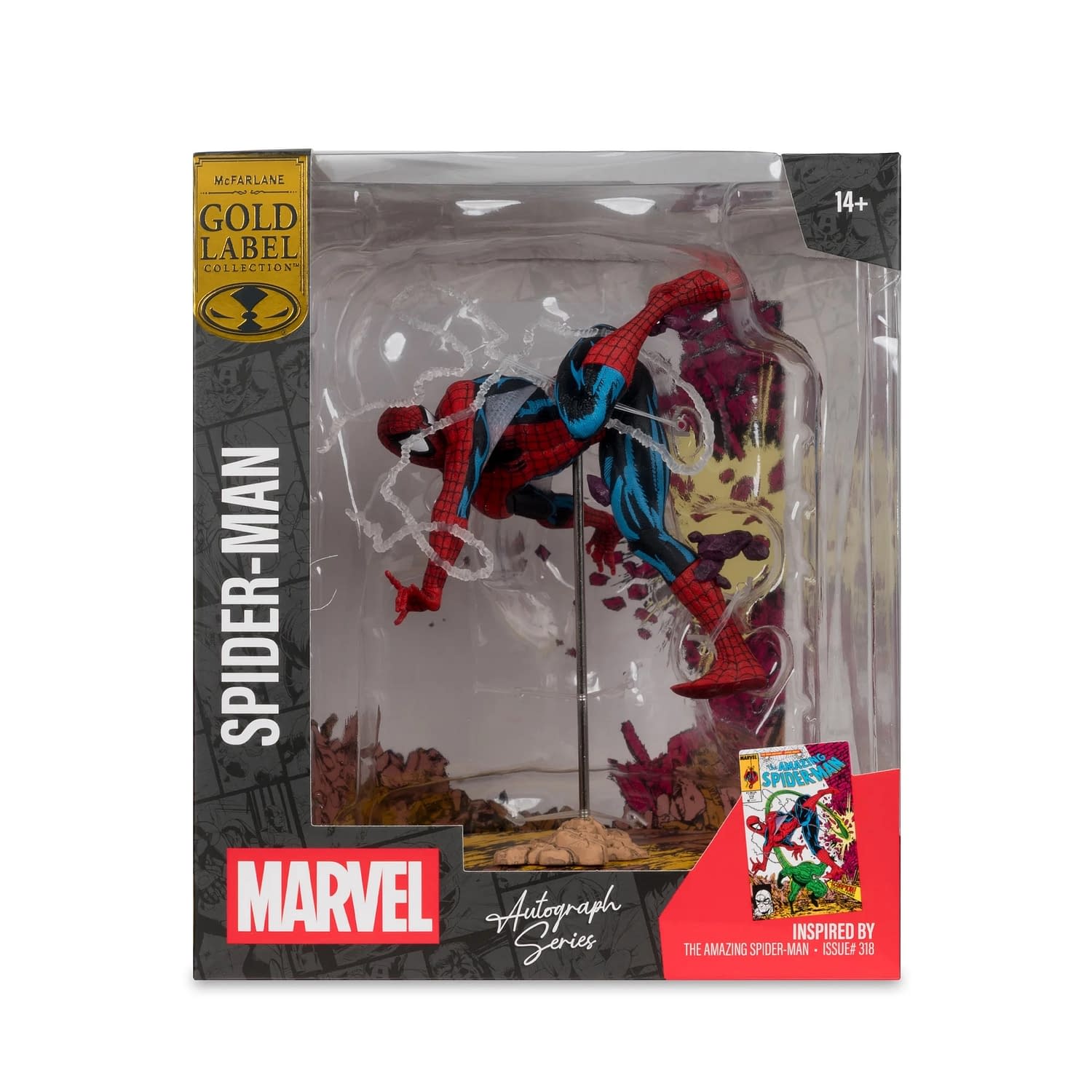 New Autograph Series Spider-Man #318 Gold Label Statue Coming Soon