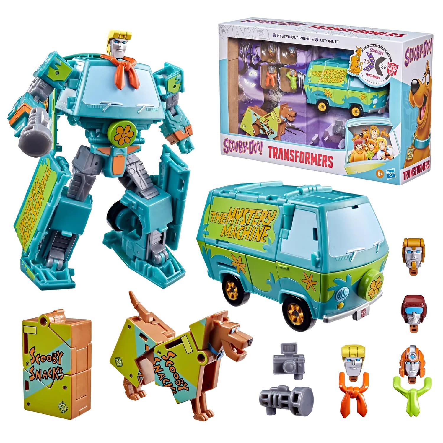 Transformers x Scooby Doo Mysterious Prime & Automutt Set Announced