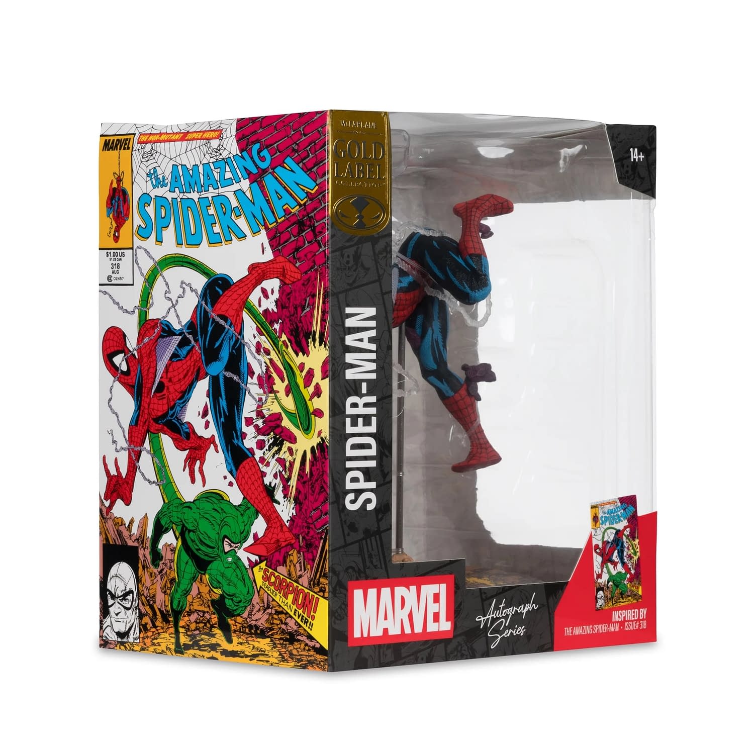 New Autograph Series Spider-Man #318 Gold Label Statue Coming Soon