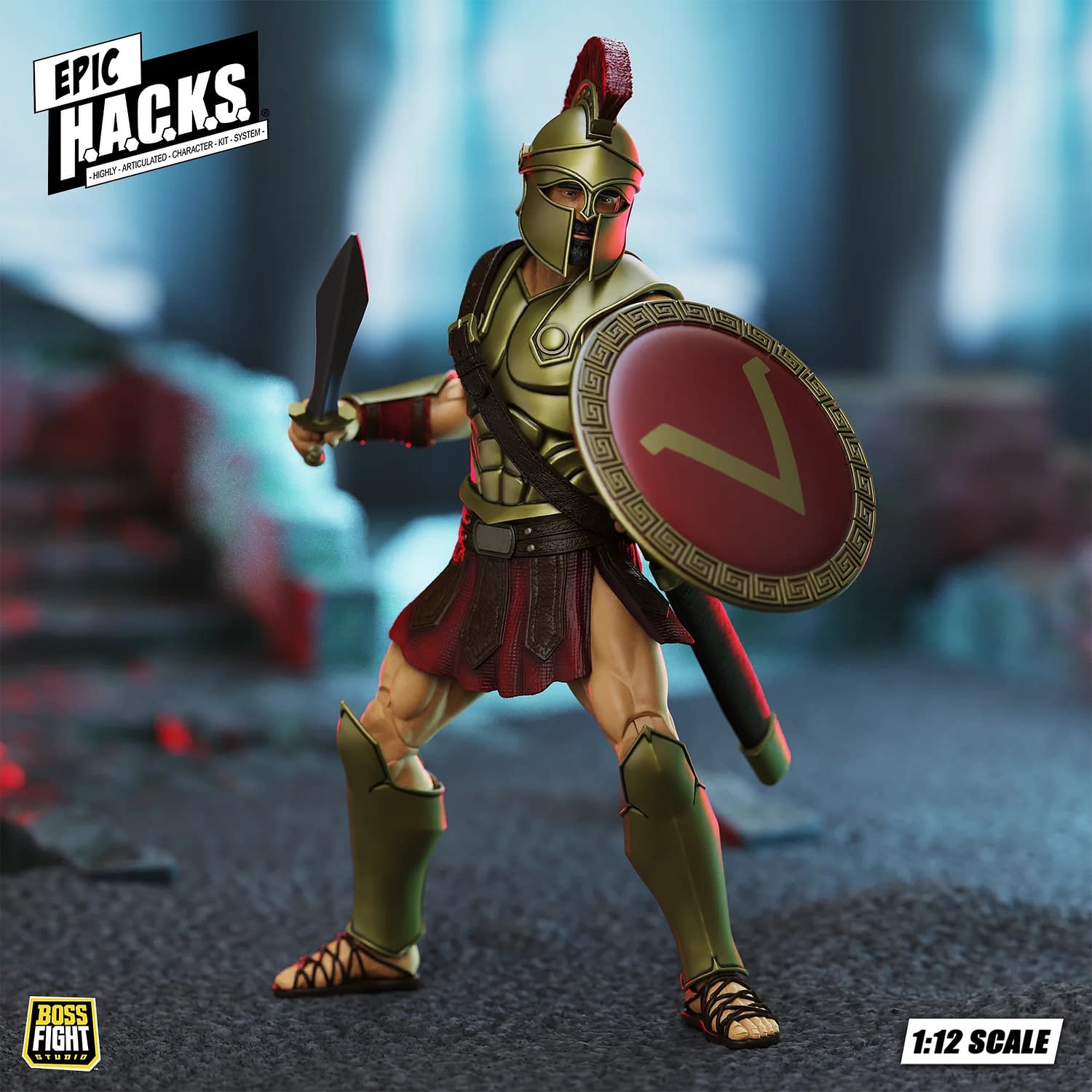 Epic H.A.C.K.S. 1/12 Spartan Warrior: Pride of Sparta Coming Soon