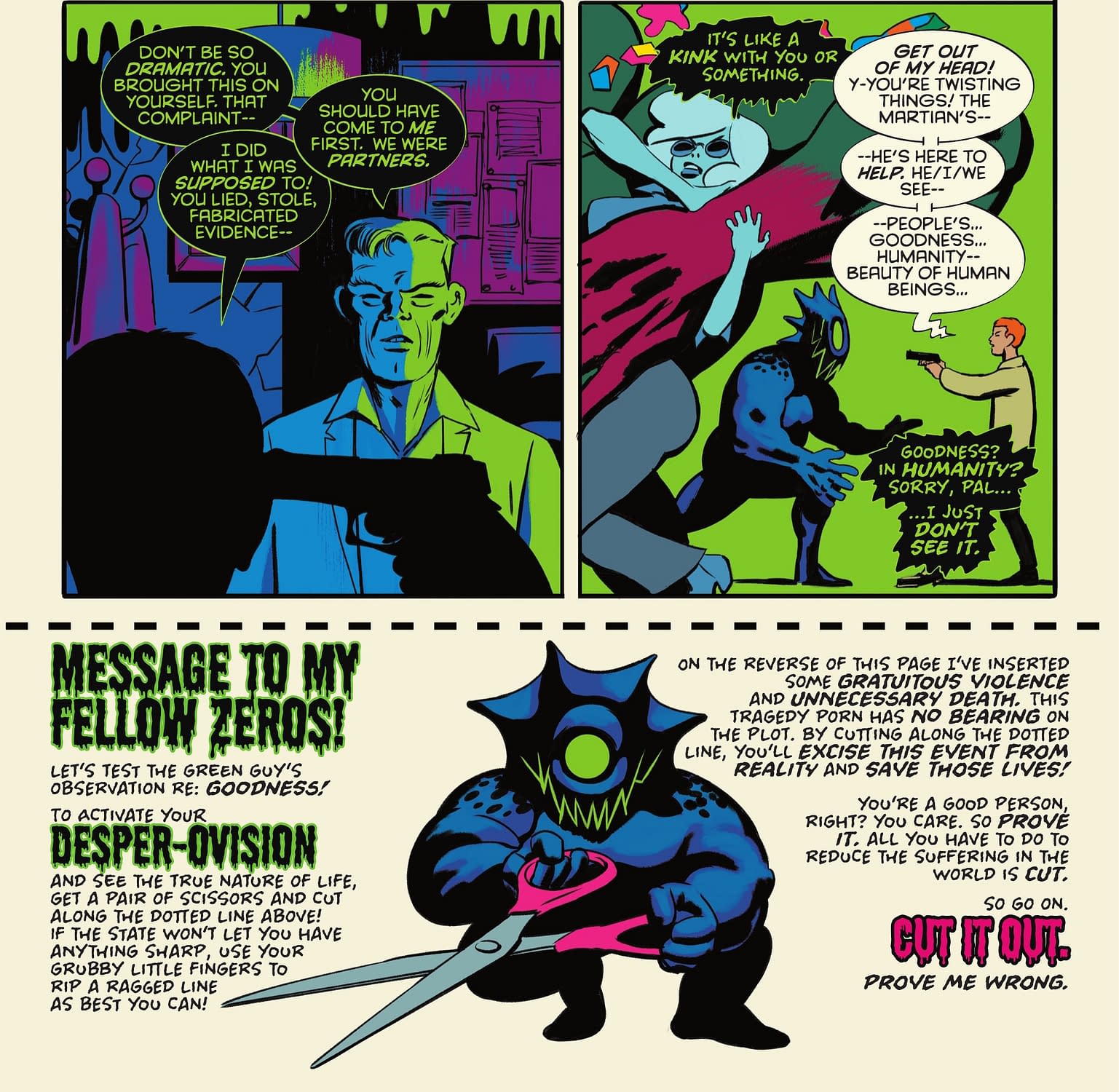 Will You Use Scissors On Absolute Martian Manhunter #11? (Spoilers)