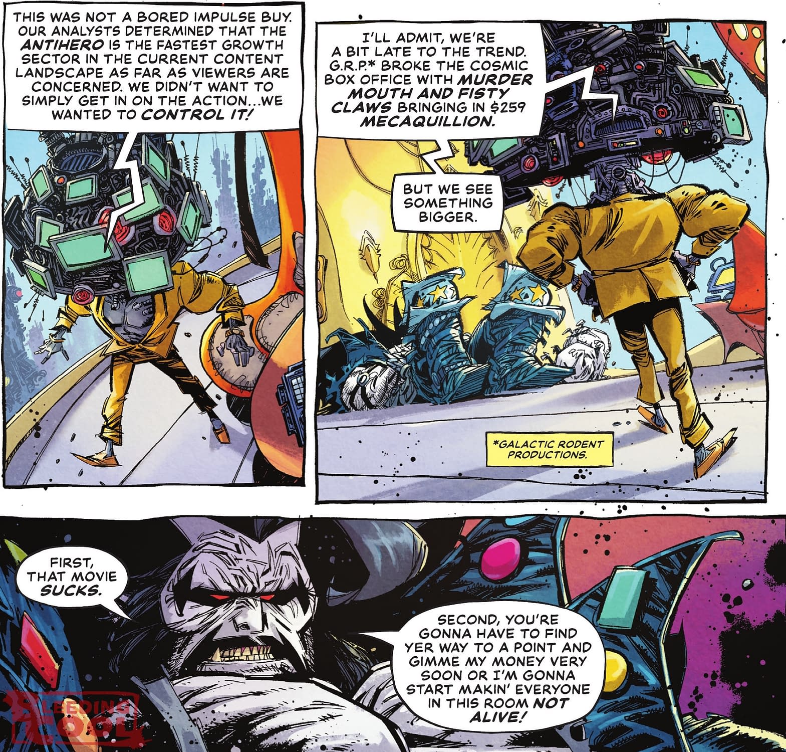 Lobo Remembers When He Used To Wear Lipstick (Lobo #1 Spoilers)