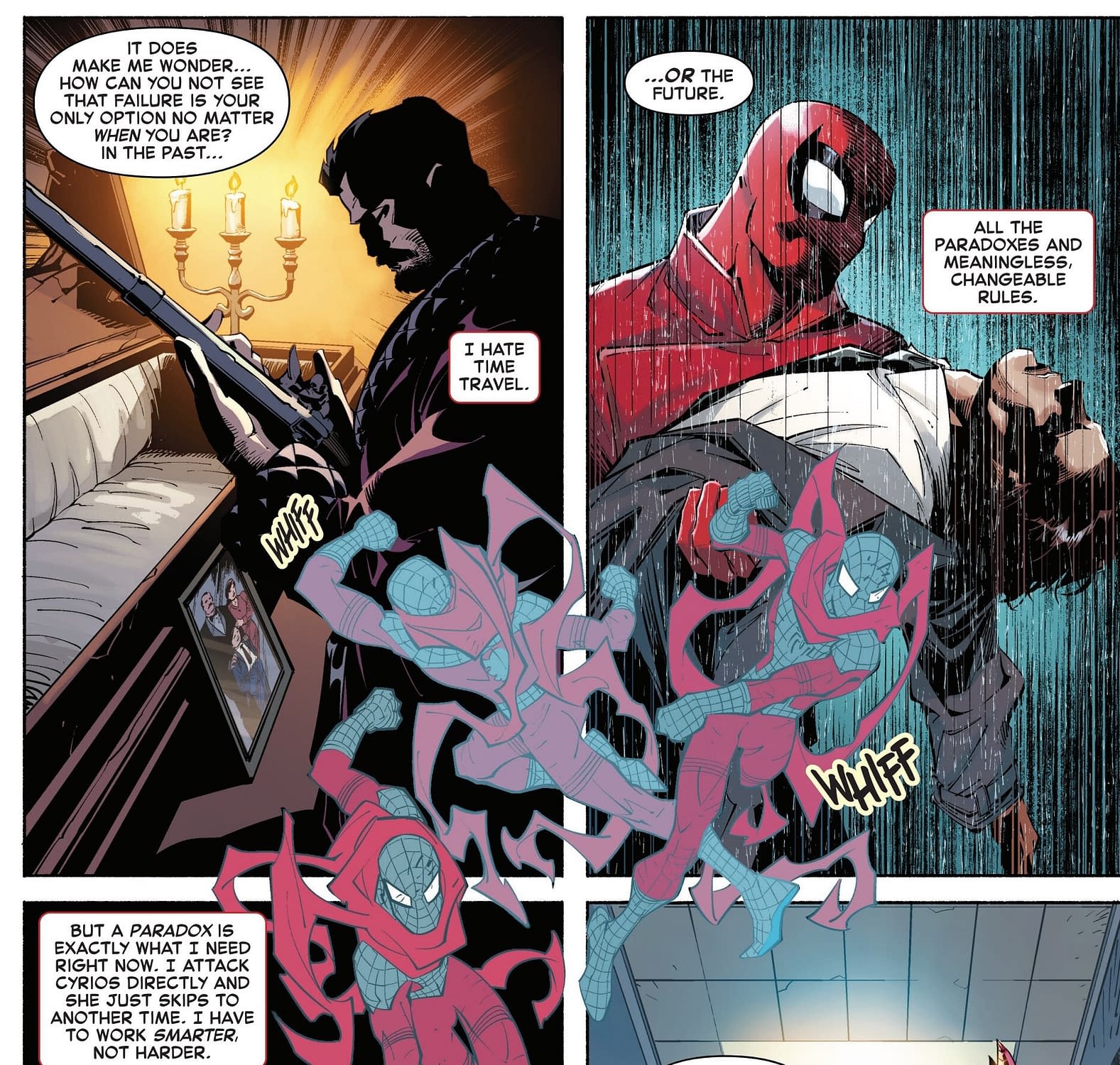 Peter Parker's 2024 "Bill And Ted Manouevre " In Amazing Spider-Man #28