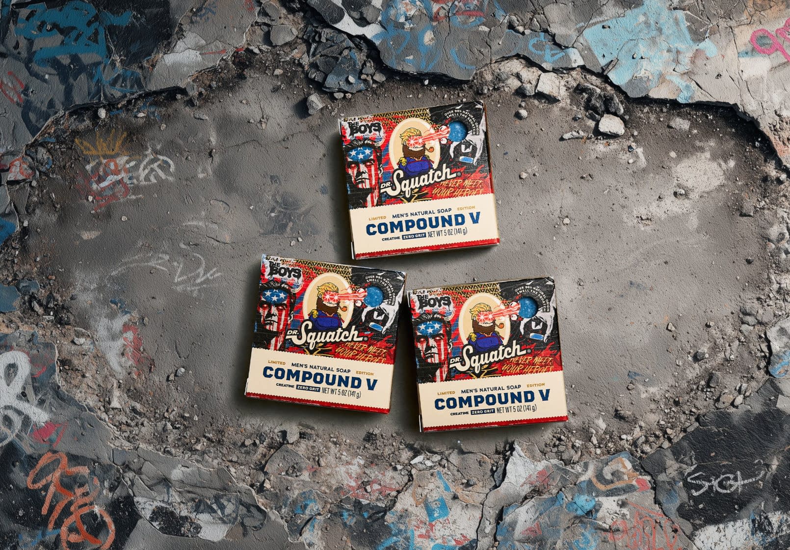 Celebrate The Boys Finale with Some Compound V from Dr. Squatch