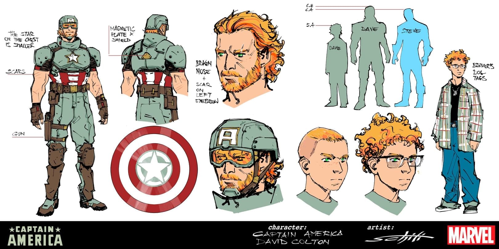 David Colton, The Post 9/11 Captain America