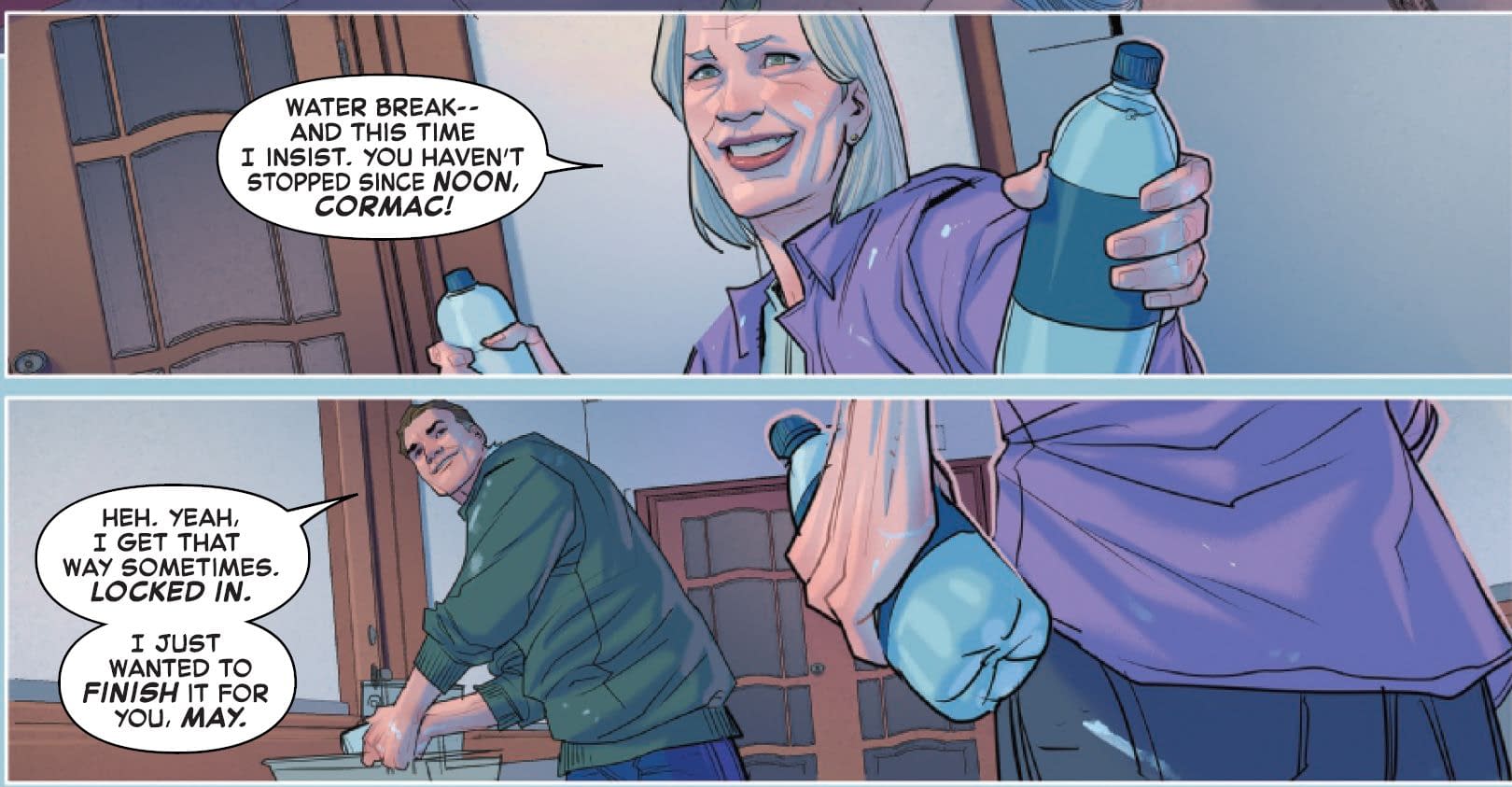 Peter Parker, la tía May, el tío Ben y su primo (spoilers de Spider-Man)