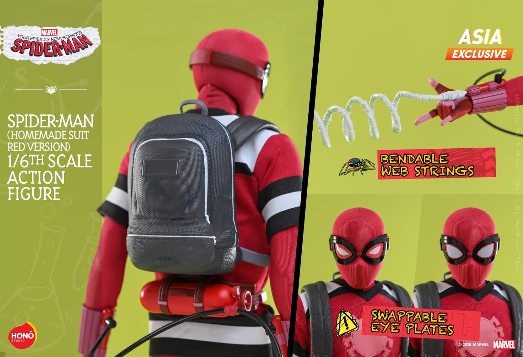 Asia Exclusive HONŌ STUDIO Spider-Man (Homemade Suit) Revealed