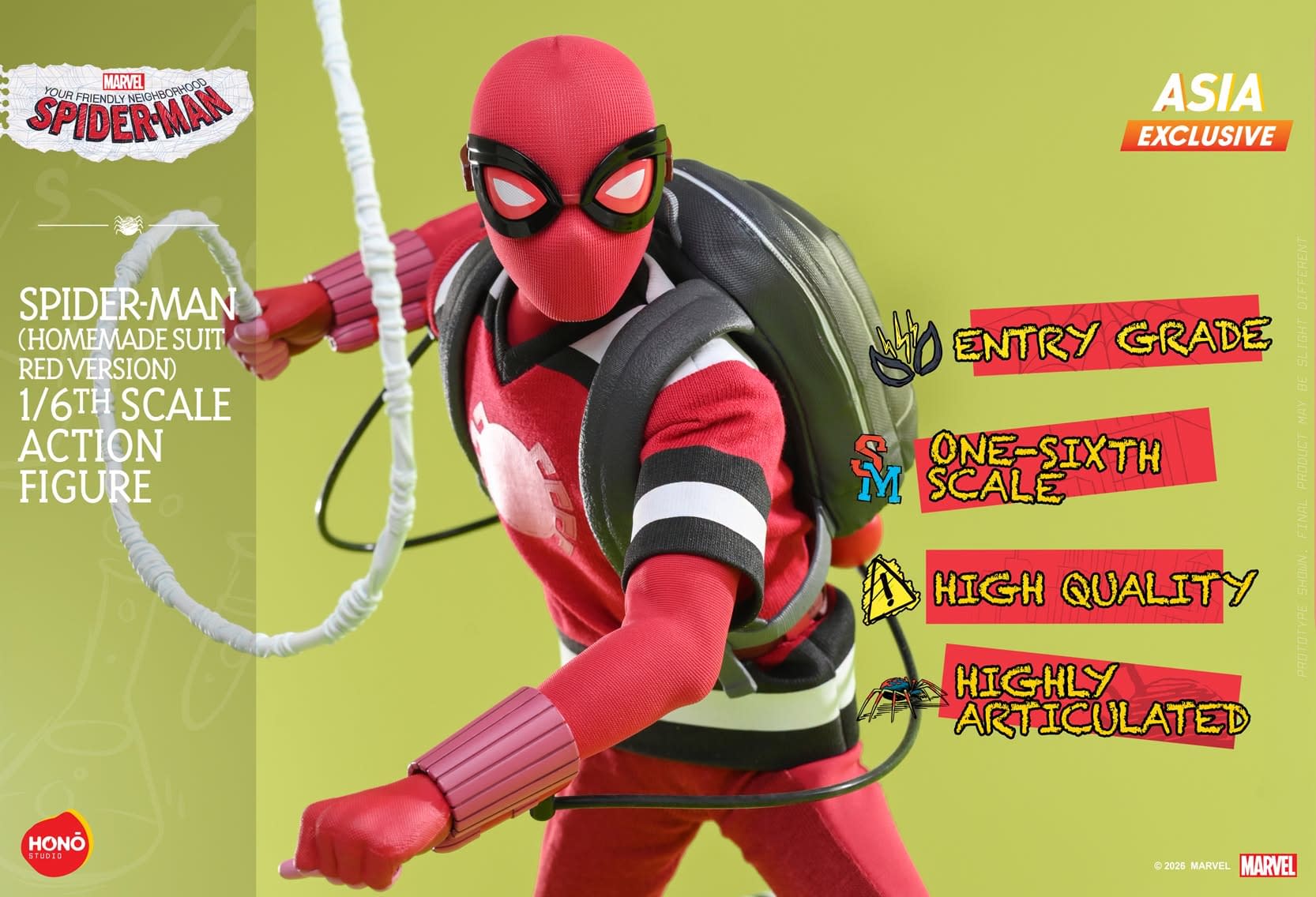 Asia Exclusive HONŌ STUDIO Spider-Man (Homemade Suit) Revealed