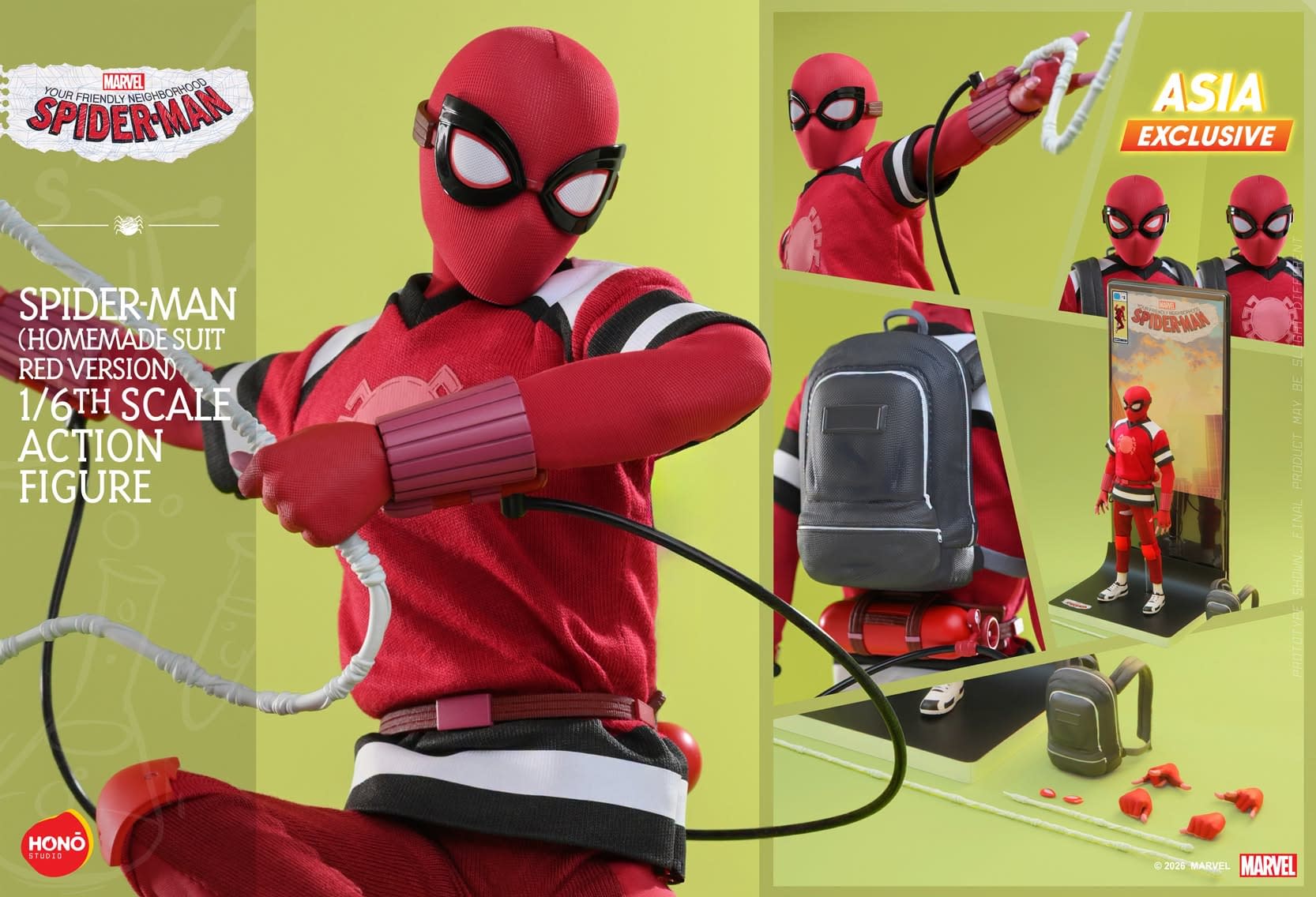 Asia Exclusive HONŌ STUDIO Spider-Man (Homemade Suit) Revealed