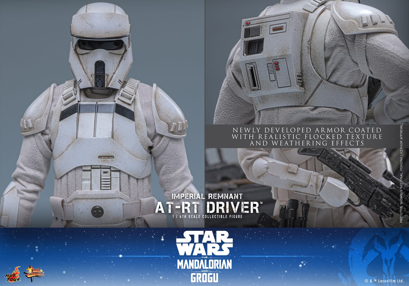 Hot Toys Debuts New 1/6 The Mandalorian & Grogu AT-RT Driver