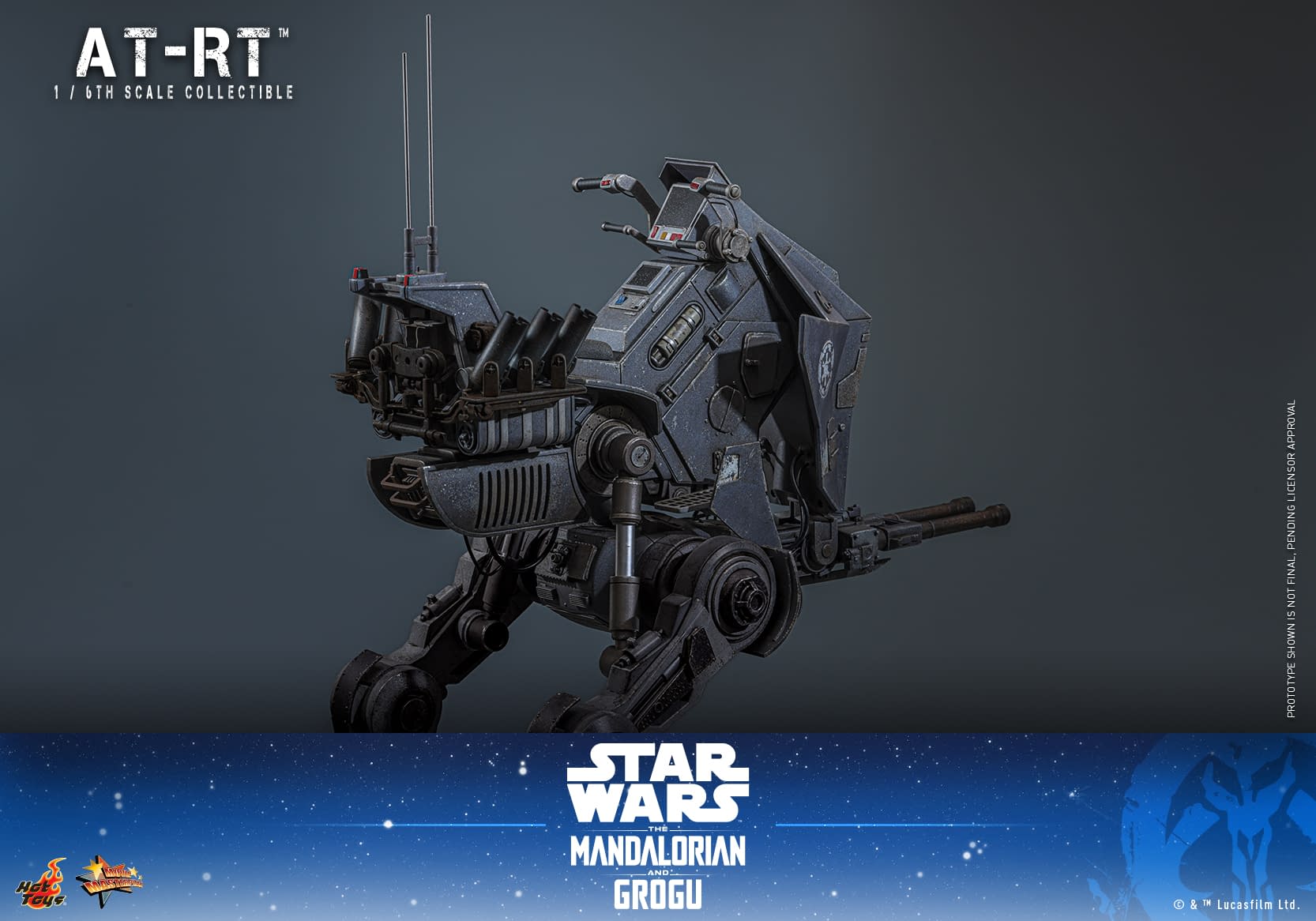 New The Mandalorian & Grogu 1/6 AT-RT Hot Toys Vehicle Coming Soon