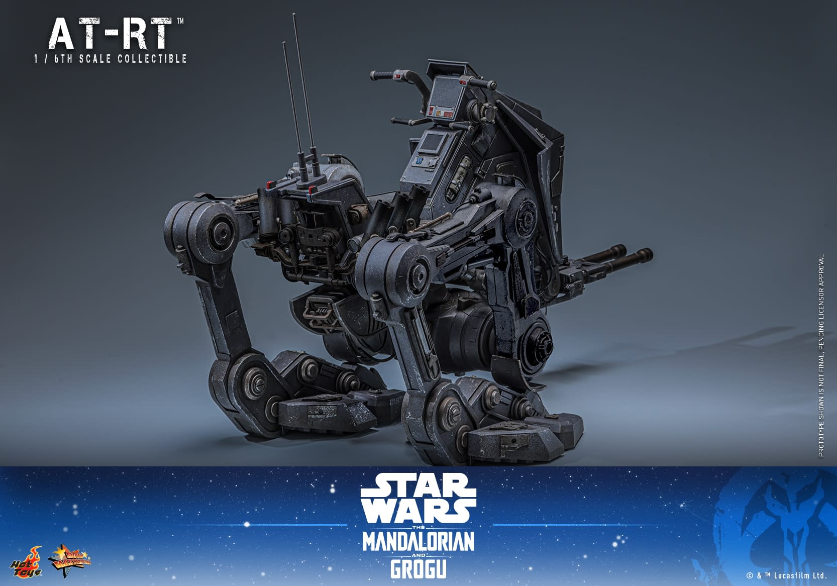 New The Mandalorian & Grogu 1/6 AT-RT Hot Toys Vehicle Coming Soon