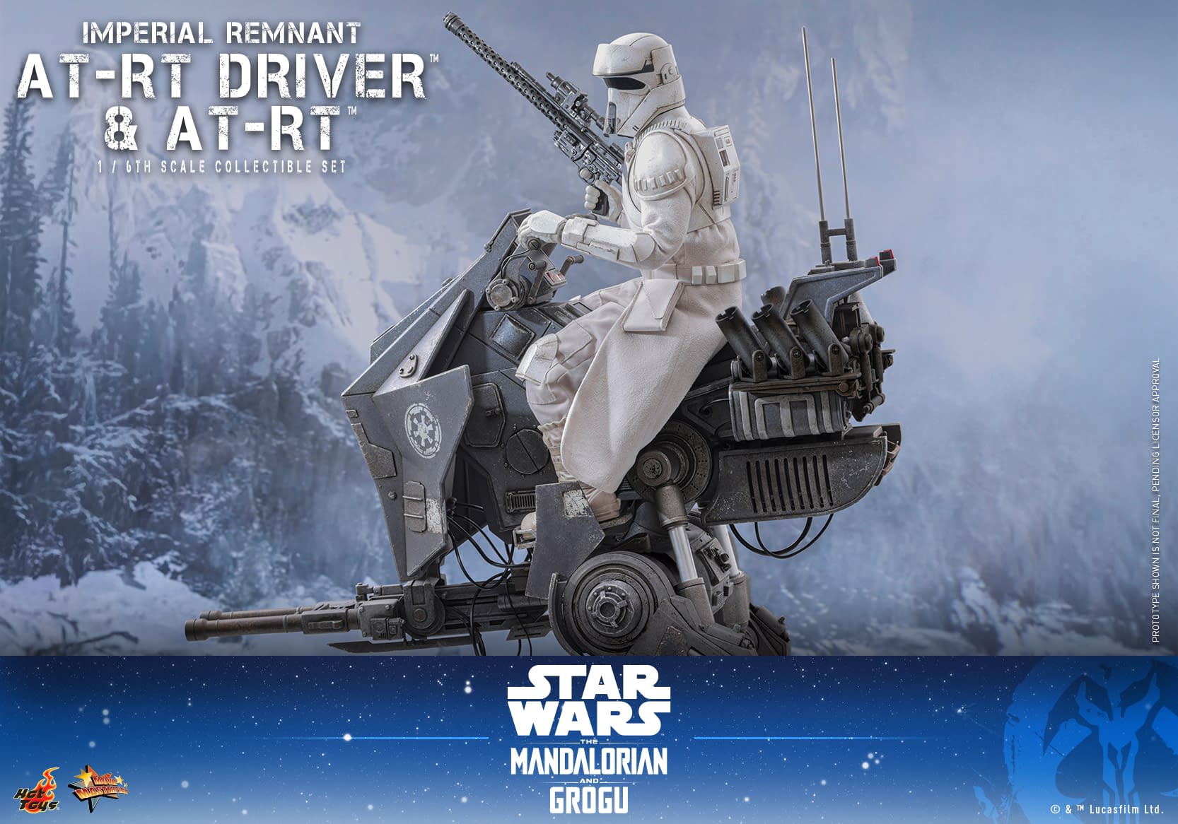 New Star Wars 1/6 Scale AT-RT Figure Bundle Revealed by Hot Toys