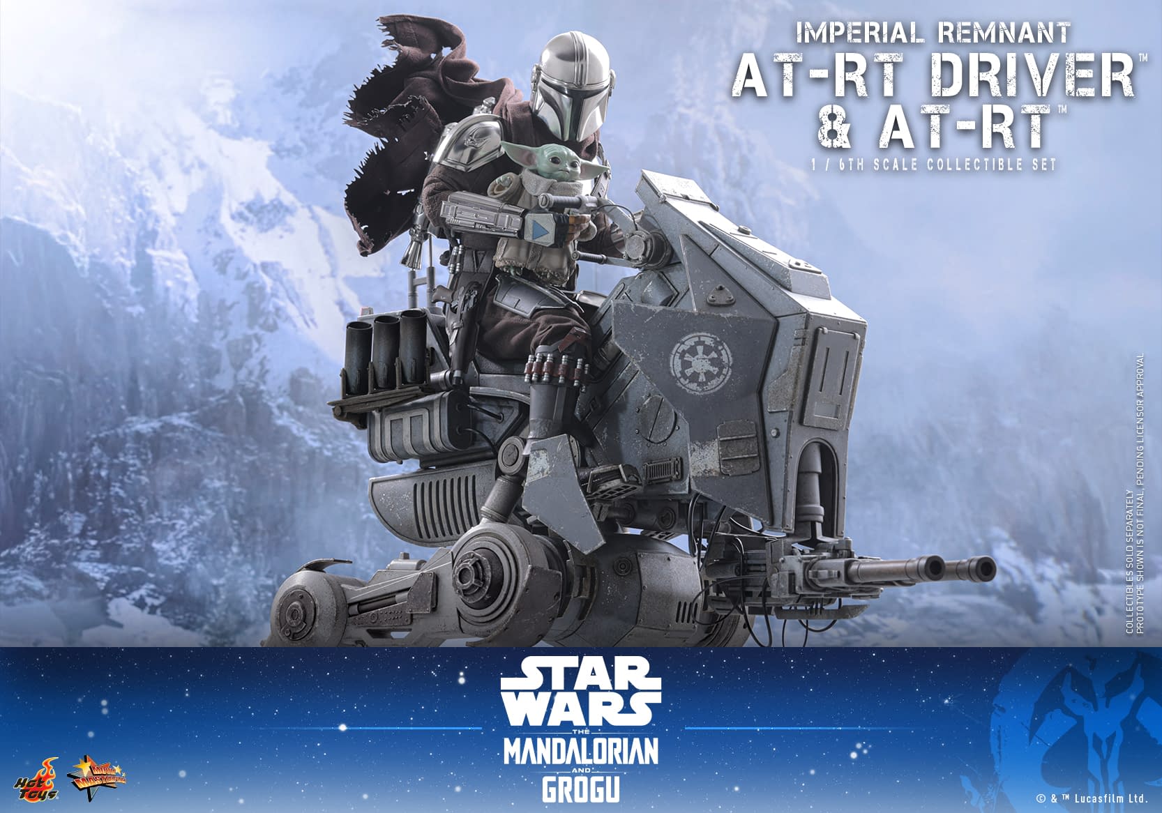 New Star Wars 1/6 Scale AT-RT Figure Bundle Revealed by Hot Toys
