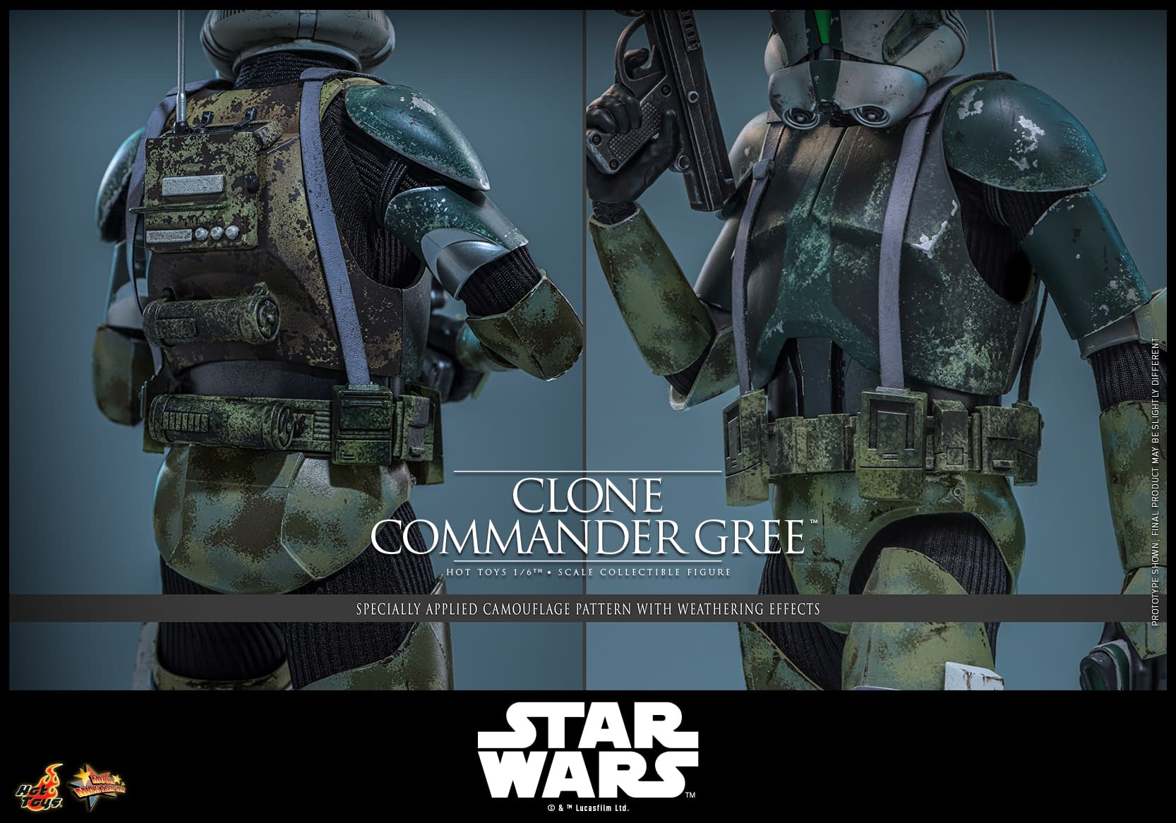 Star Wars 1/6 Clone Commander Gree Coming Soon to Hot Toys