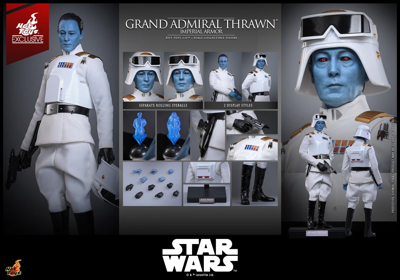 Hot Toys 1/6 Star Wars Grand Admiral Thrawn (Imperial Armor) Revealed