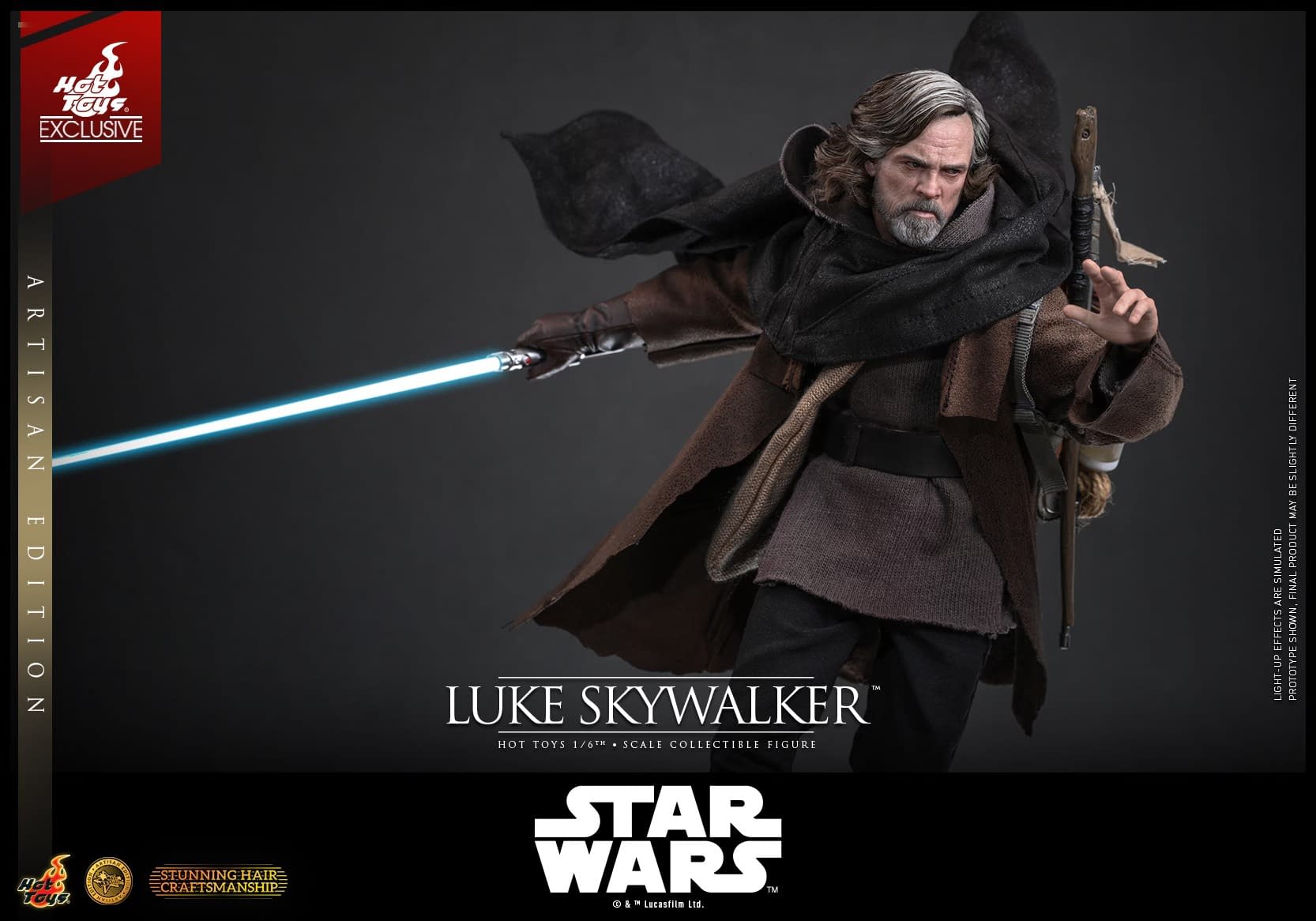 Hot Toys Exclusive Star Wars: The Last Jedi Luke Skywalker Revealed
