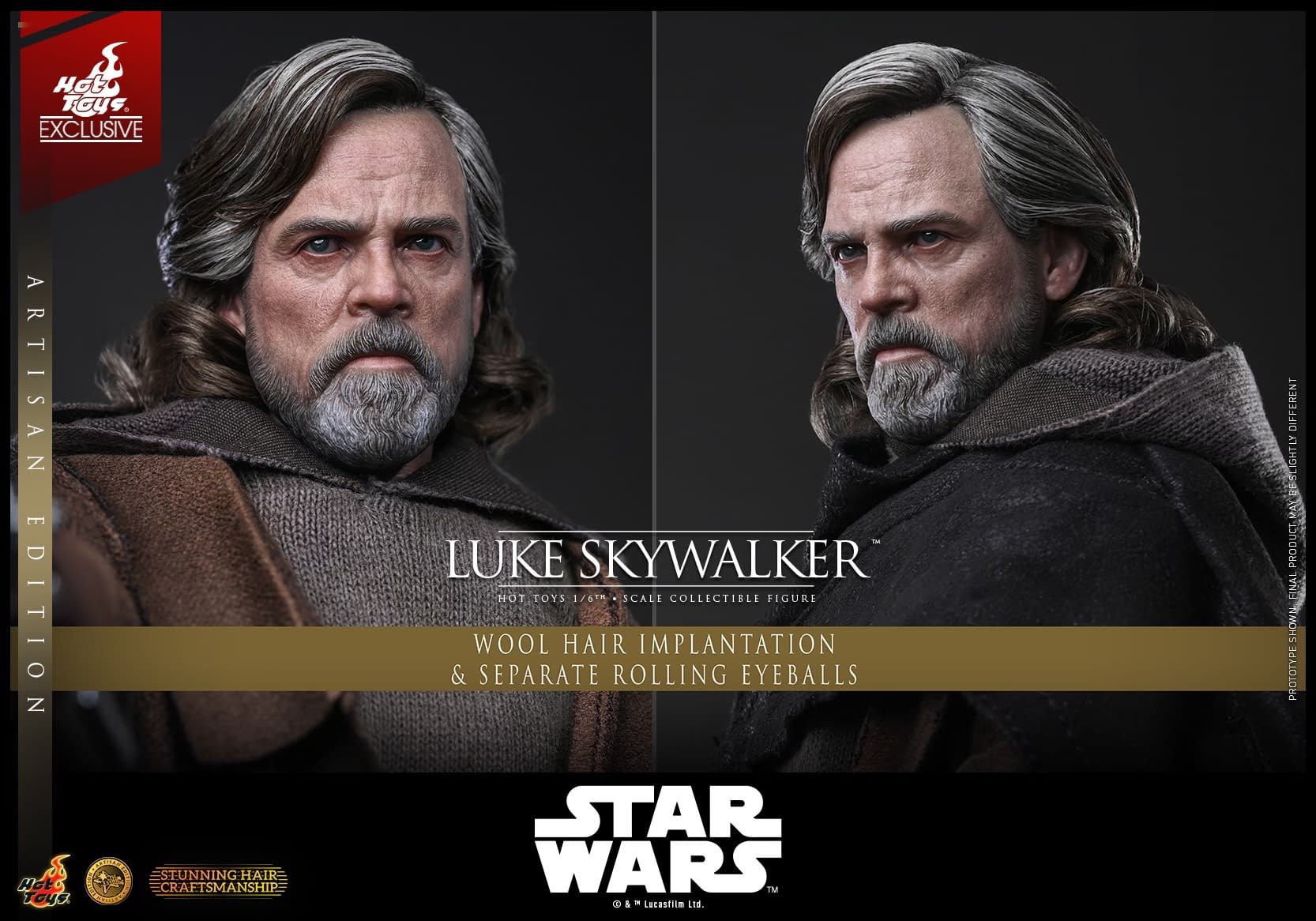 Hot Toys Exclusive Star Wars: The Last Jedi Luke Skywalker Revealed