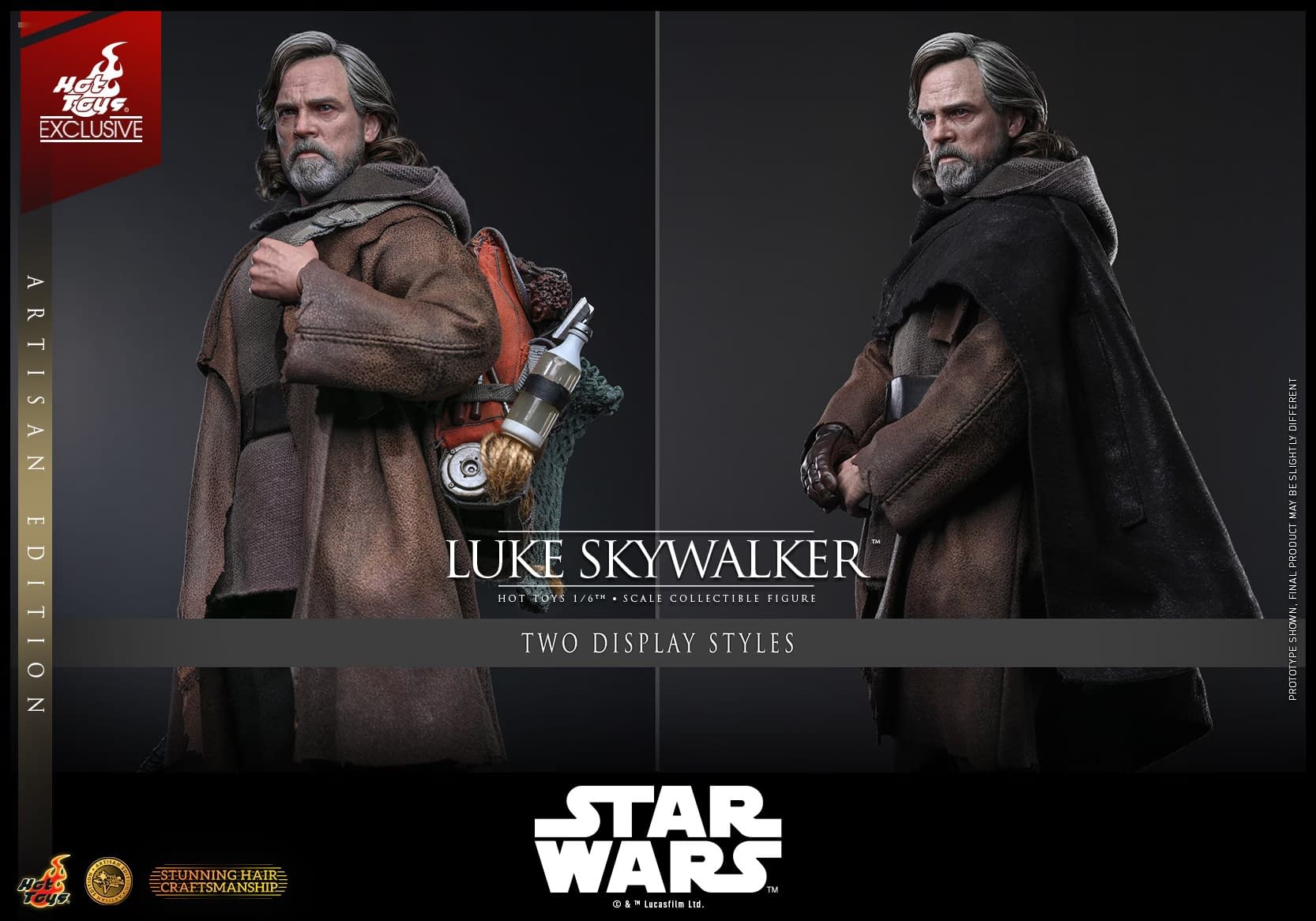 Hot Toys Exclusive Star Wars: The Last Jedi Luke Skywalker Revealed