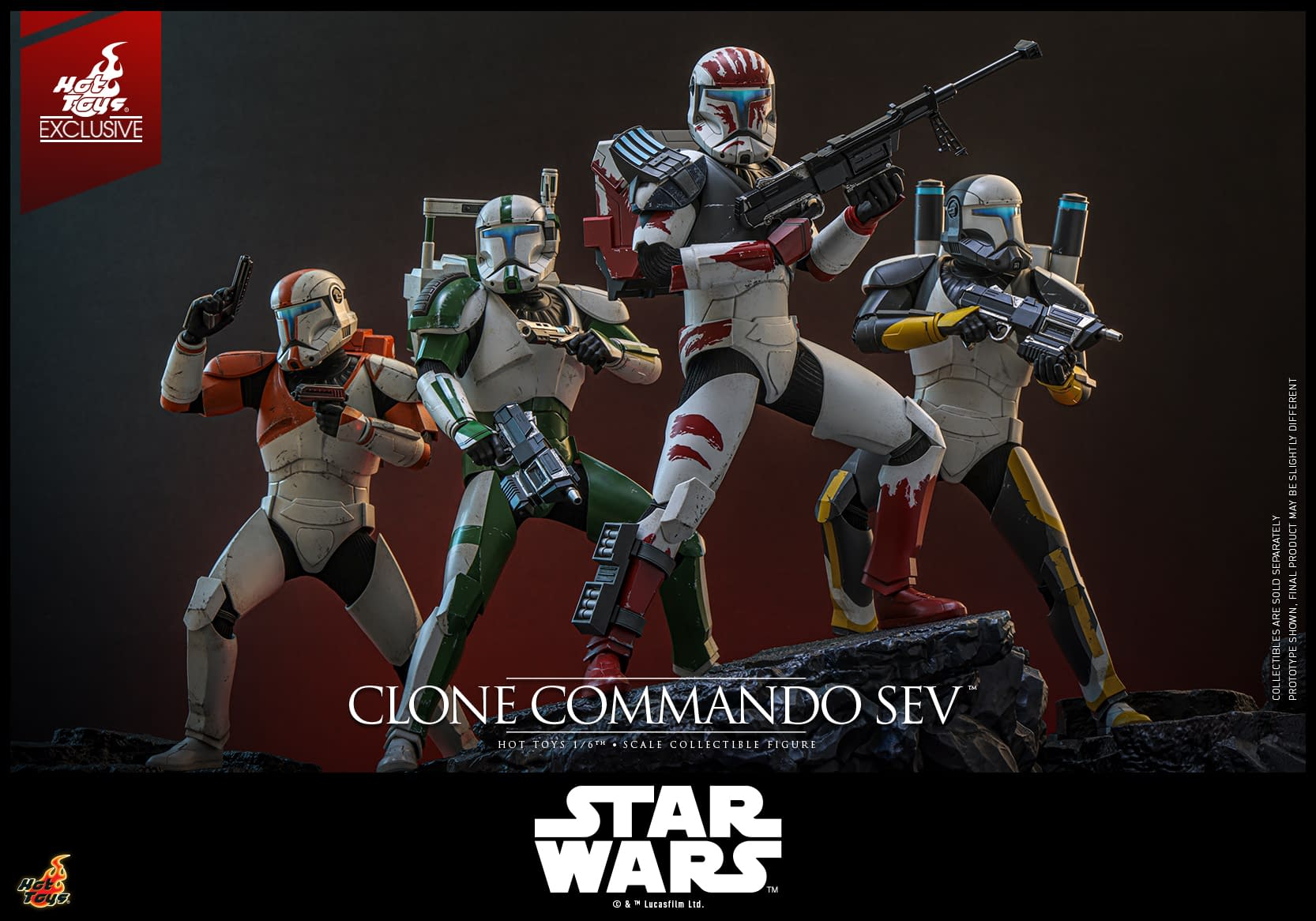 Star Wars Clone Commando Sev 1/6 Scale Figure Announced by Hot Toys
