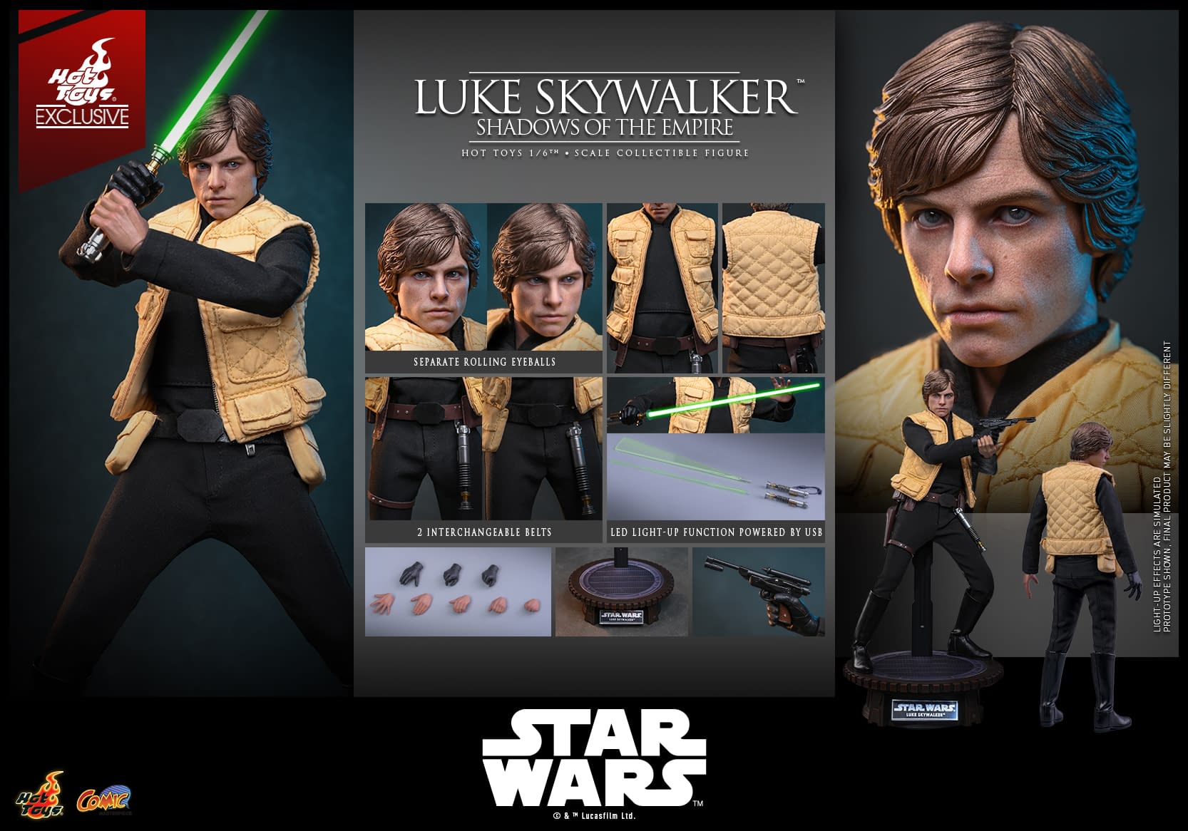 Hot Toys Debuts Luke Skywalker Shadows Of The Empire Exclusive