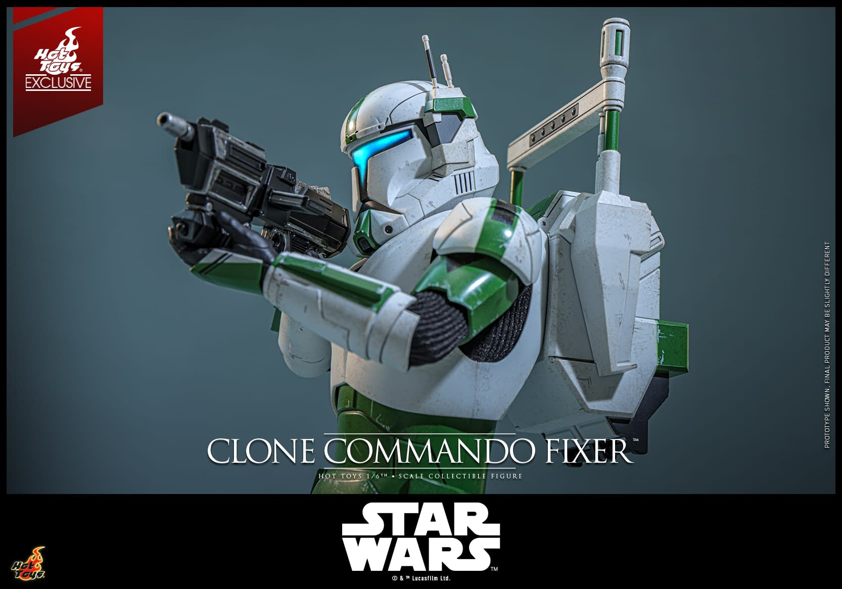 Hot Toys Announces Exclusive 1/6 Star Wars Clone Commando Fixer