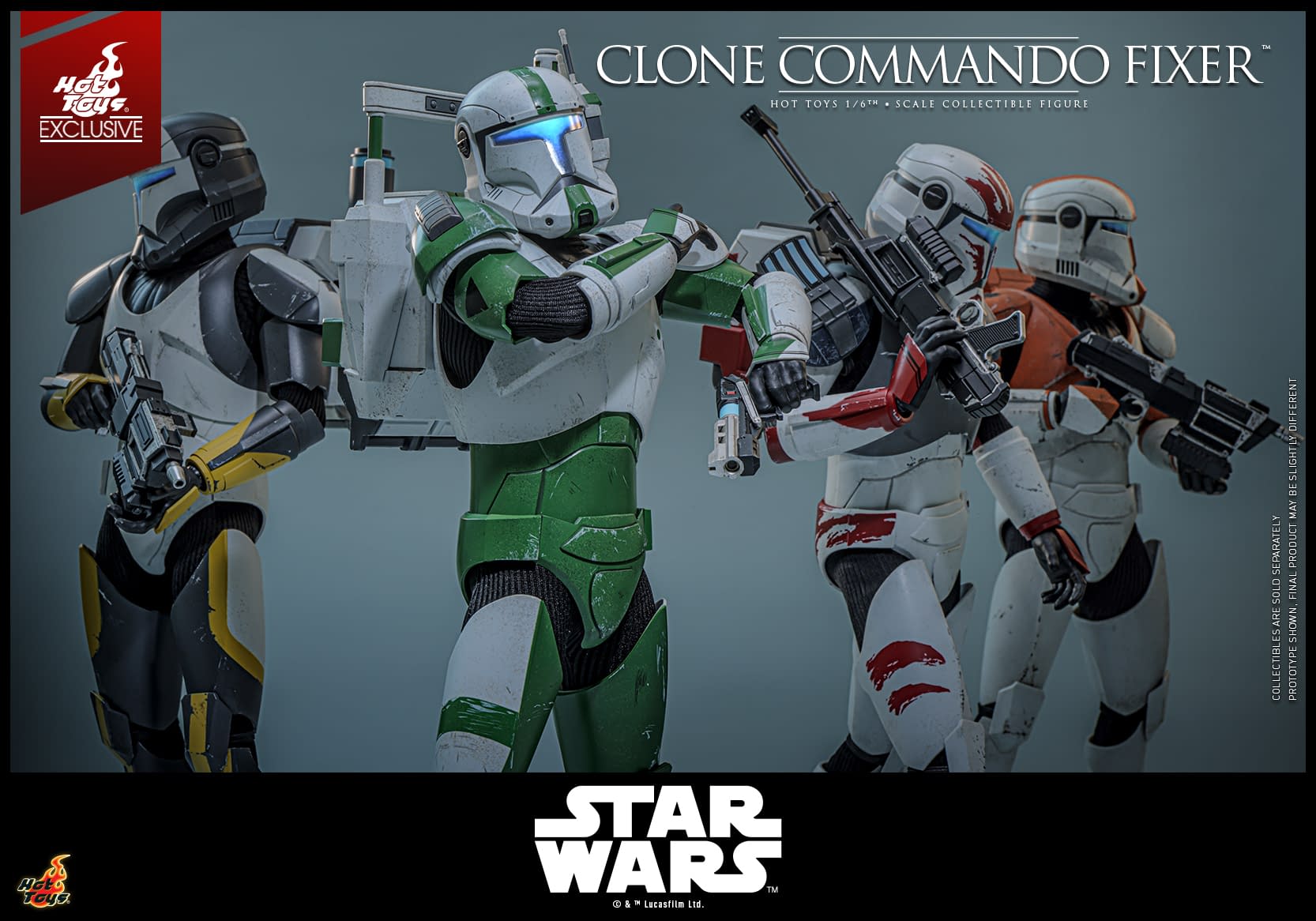 Hot Toys Announces Exclusive 1/6 Star Wars Clone Commando Fixer