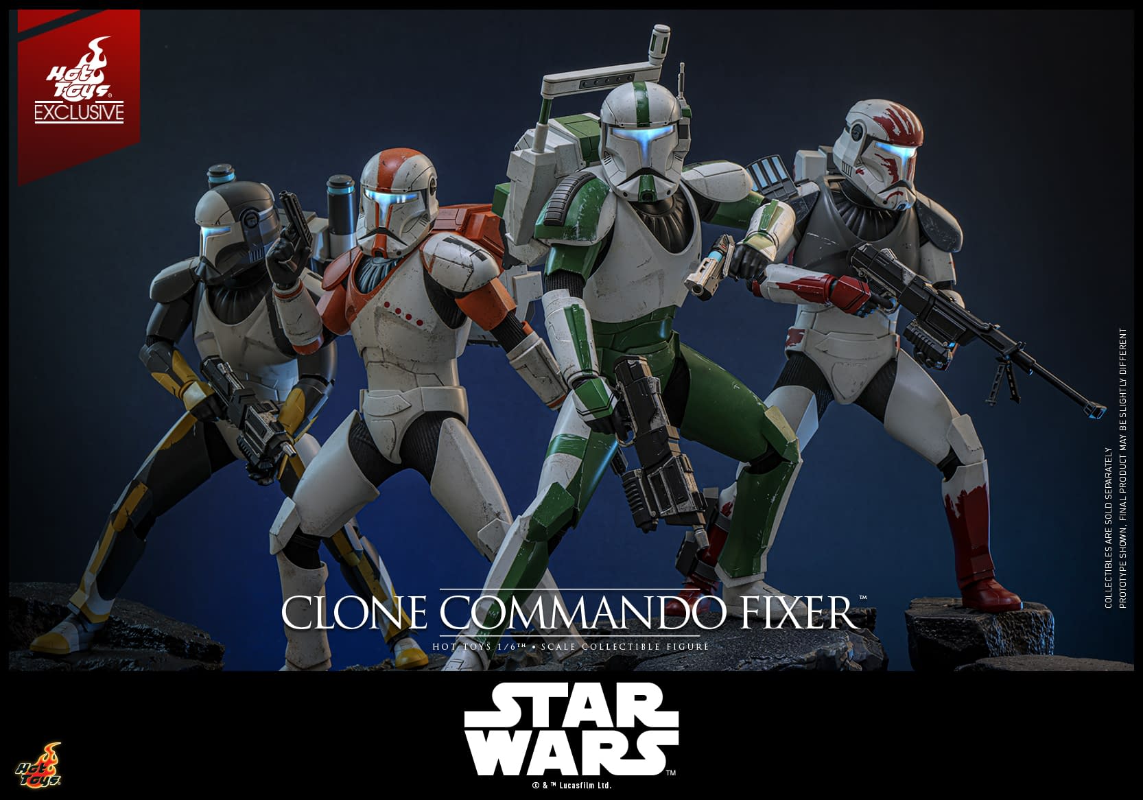 Hot Toys Announces Exclusive 1/6 Star Wars Clone Commando Fixer