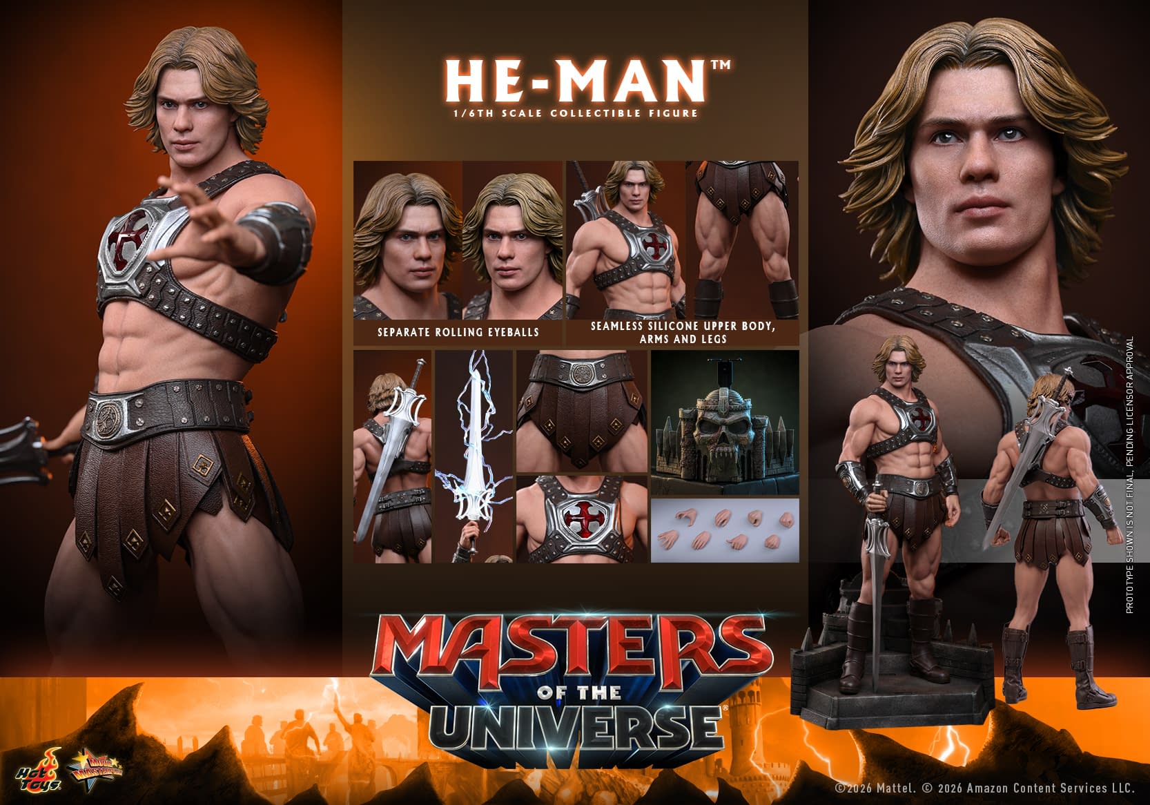 New 1/6 Scale Masters of the Universe He-Man Arrives at Hot Toys