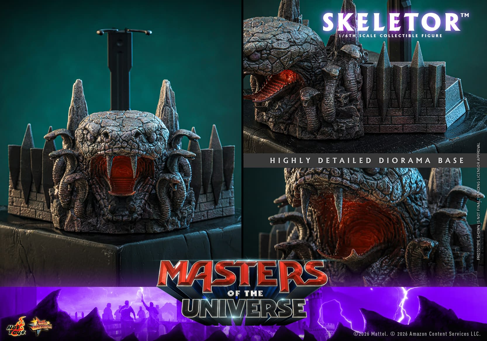 Hot Toys Unveils New Masters of the Universe 1/6 Skeletor Figure