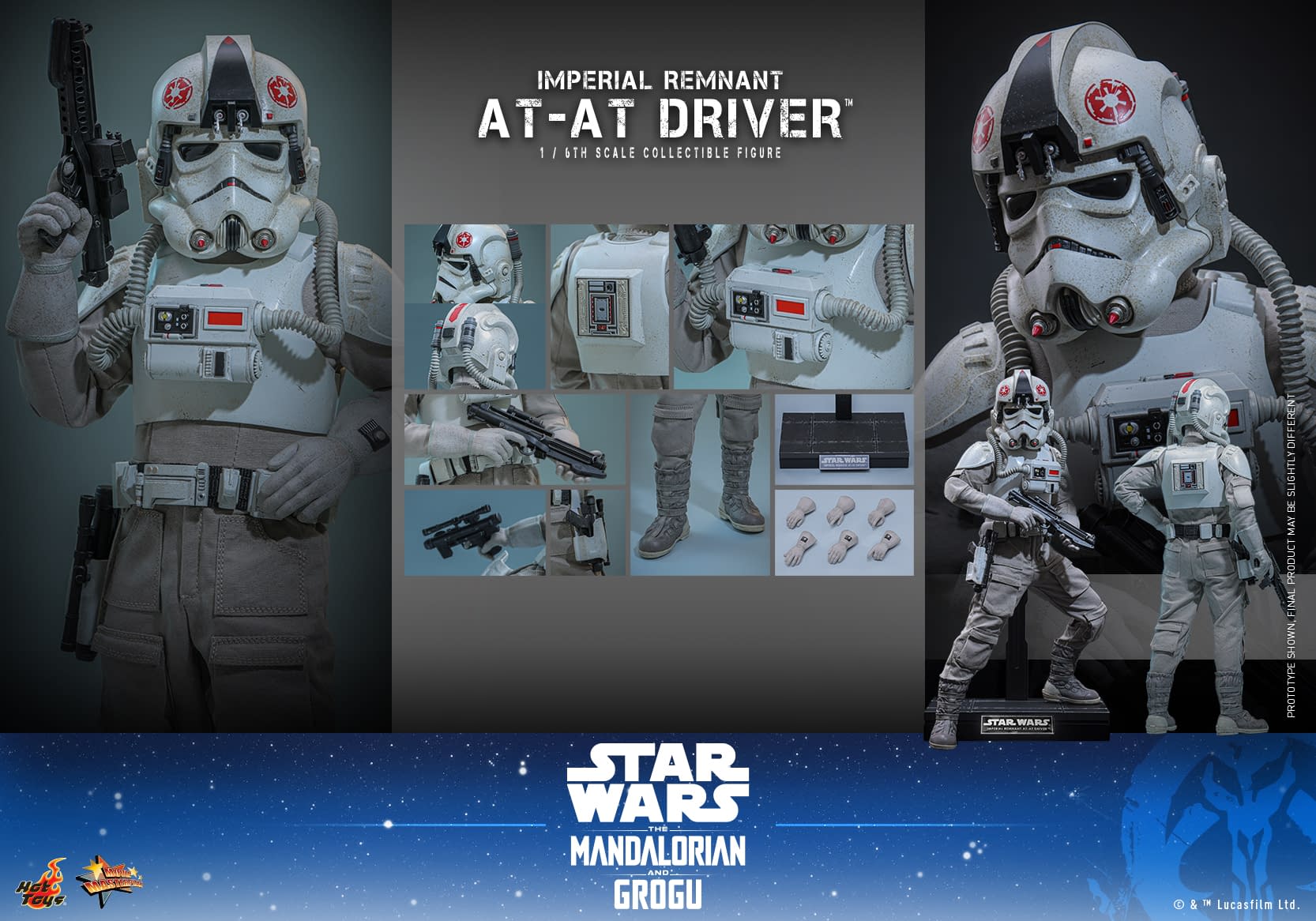 Hot Toys Unveils New 1/6 Imperial Remnant AT-AT Driver Figure