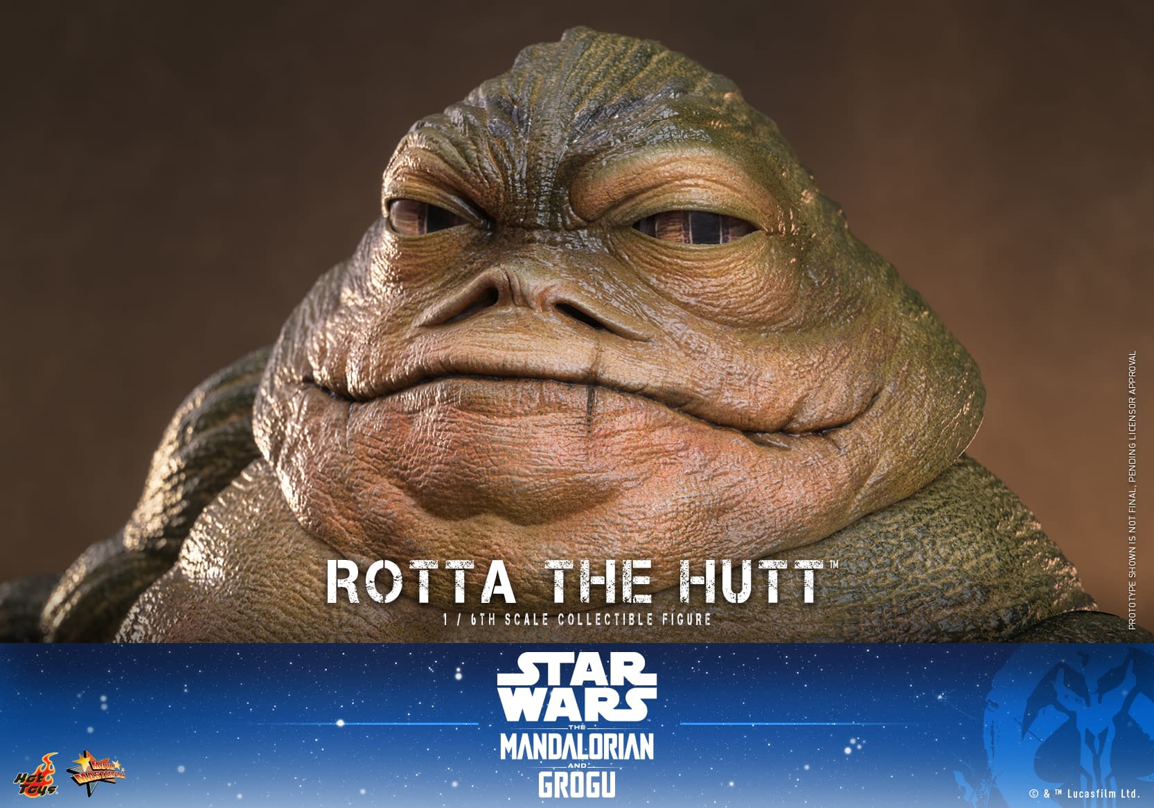 Break Bones with Hot Toys New Star Wars Rotta The Hutt 1/6 Figure