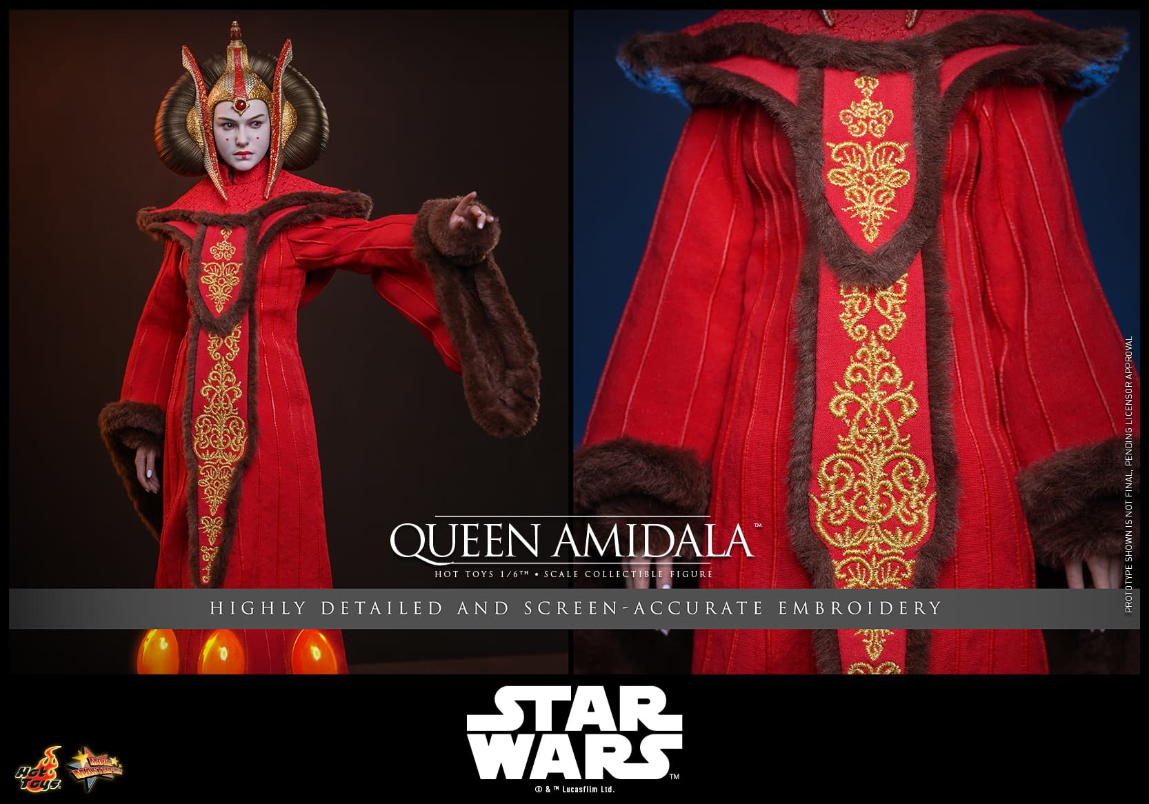 Star Wars: The Phantom Menace 1/6 Scale Queen Amidala Announced