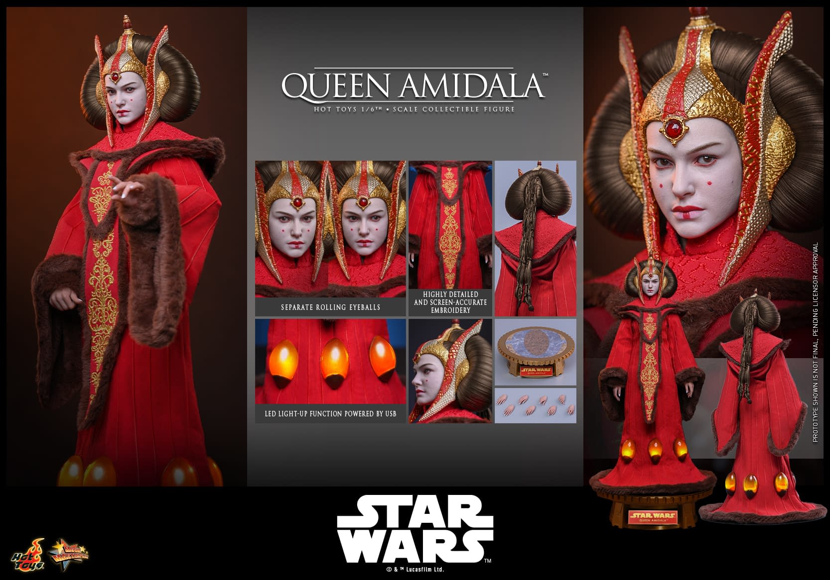 Star Wars: The Phantom Menace 1/6 Scale Queen Amidala Announced