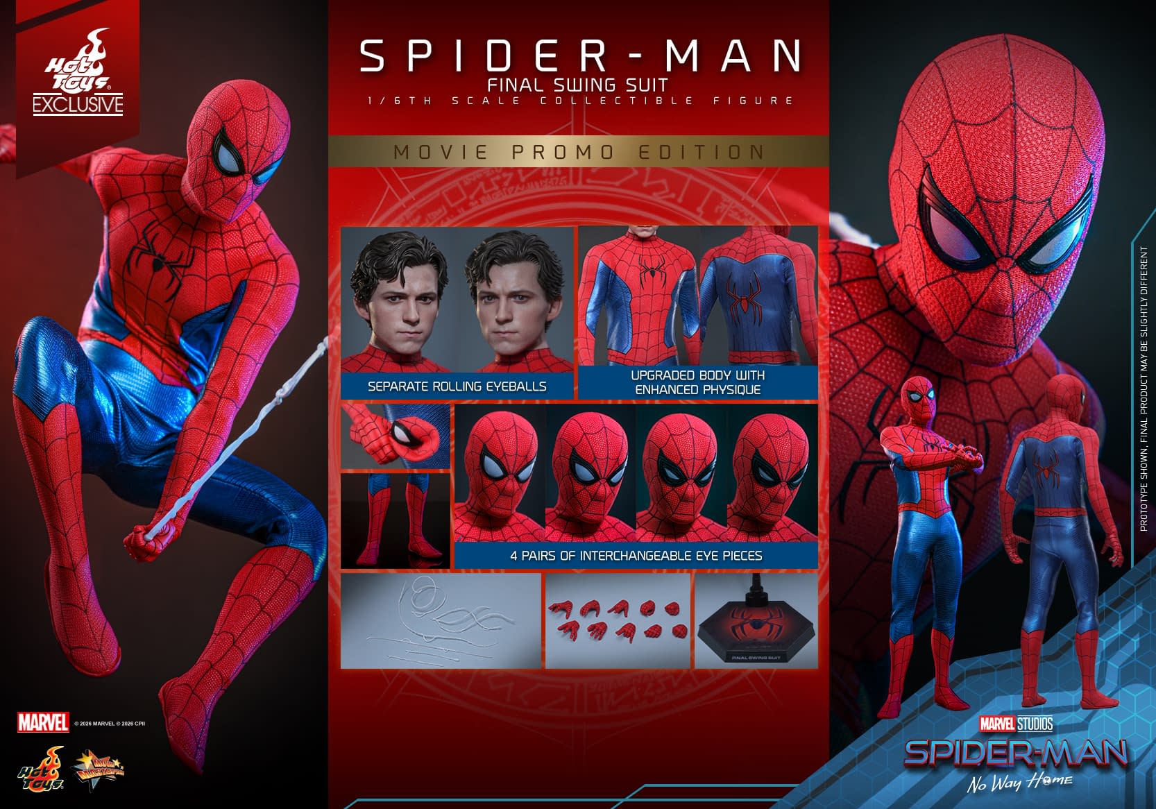 Hot Toys Reveals New 1/6 Spider-Man: Final Swing Promo Figure
