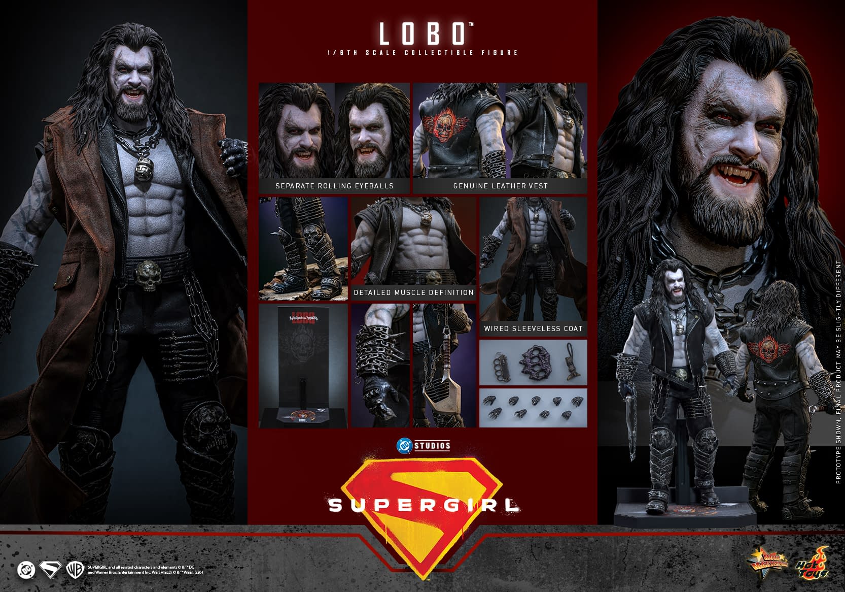 The Madness of Lobo Arrives with New Hot Toys 1/6 Supergirl Release