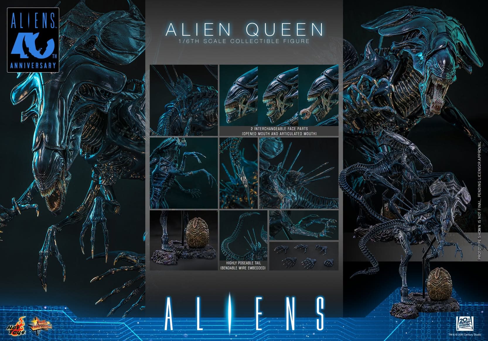 Grow Your Xenomorph Army with Hot Toys New Aliens: Alien Queen Figure