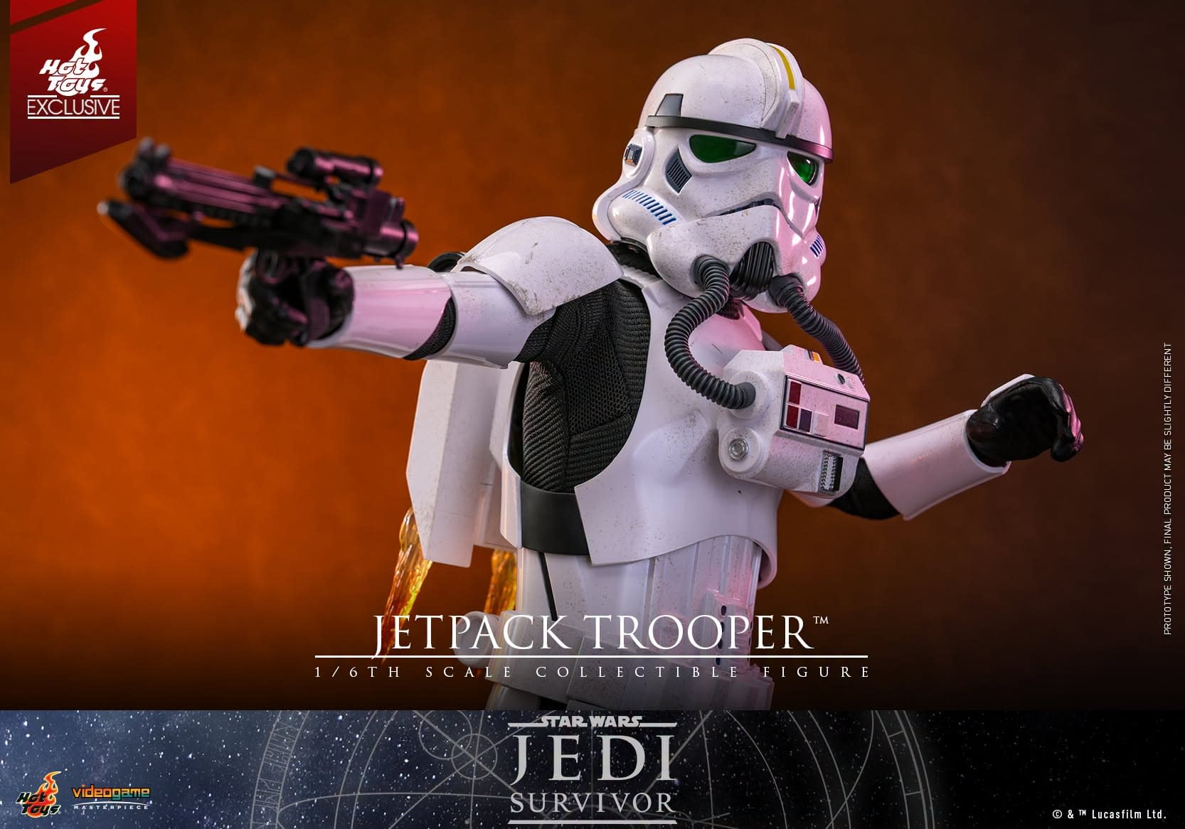 Hot Toys Reveals Star Wars Jedi: Survivor 1/6 Scale Jetpack Trooper