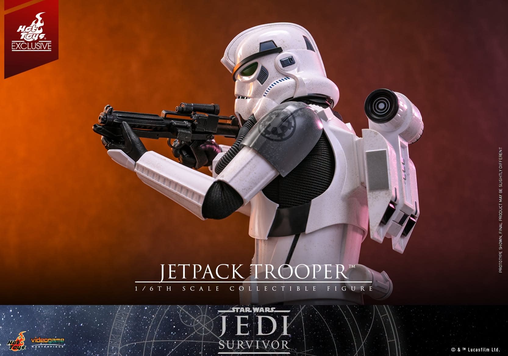 Hot Toys Reveals Star Wars Jedi: Survivor 1/6 Scale Jetpack Trooper