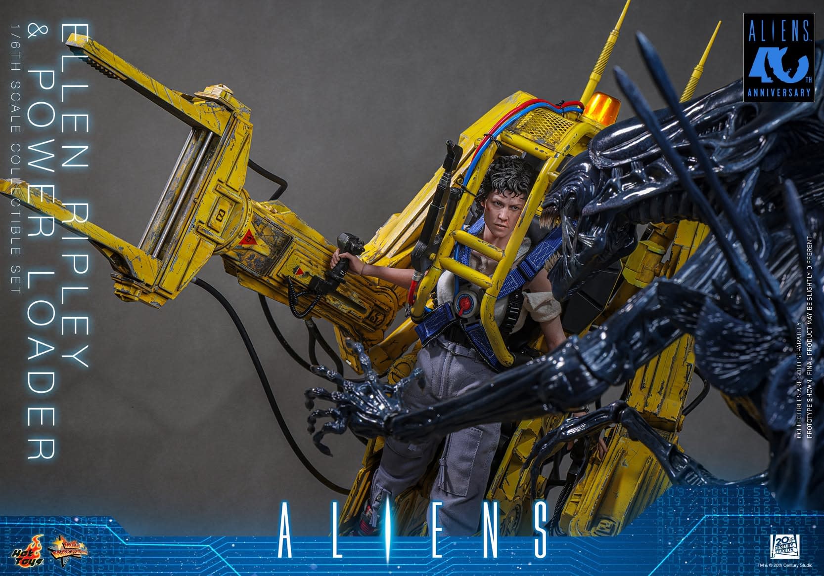 Save the Universe with Hot Toys New 1/6 Aliens Ripley Power Loader Set
