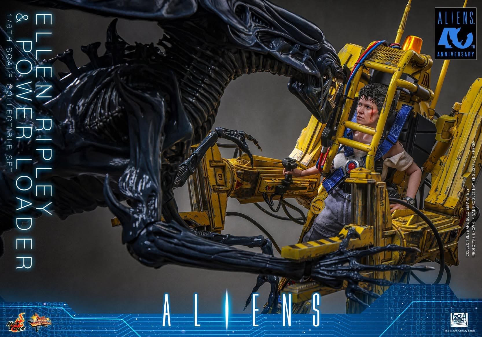 Save the Universe with Hot Toys New 1/6 Aliens Ripley Power Loader Set