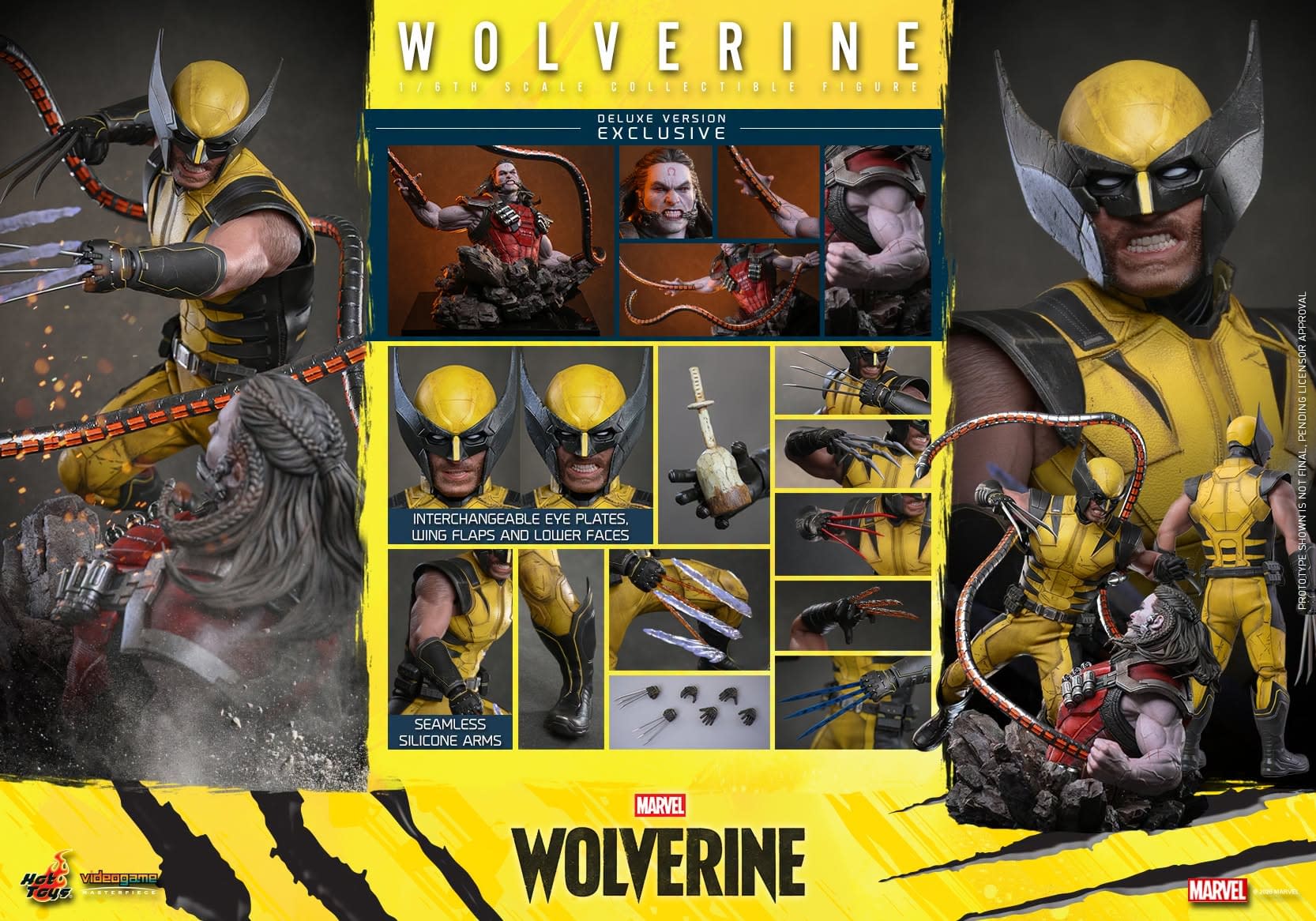 New Marvel's Wolverine 1/6 Scale Figure Brings the Fury to Hot Toys