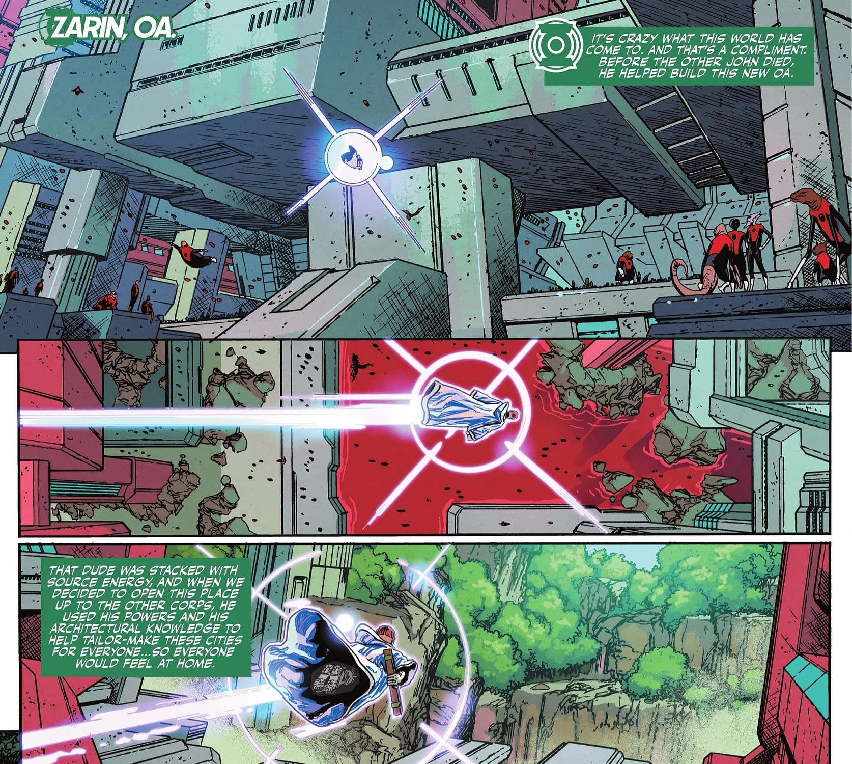 The Red, The Blue And The Green in Emperor Aquaman #21 (Spoilers)