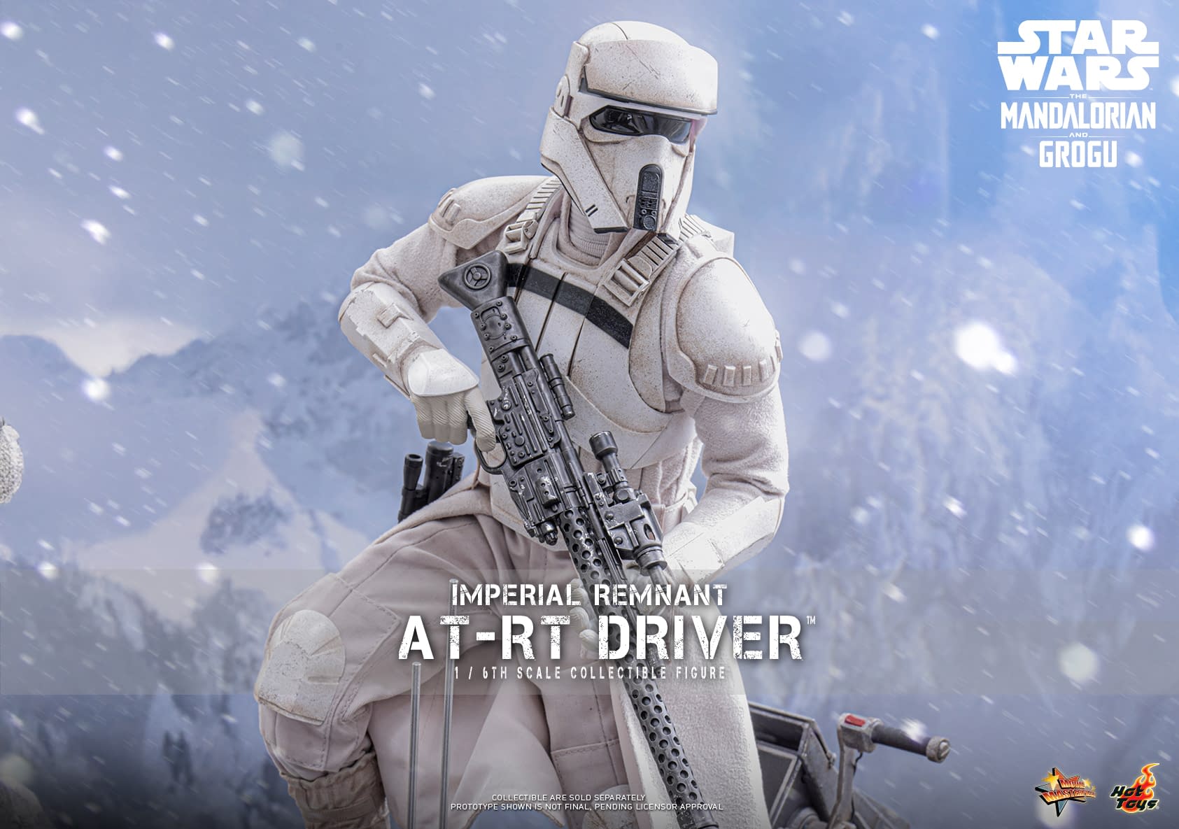 Hot Toys Debuts New 1/6 The Mandalorian & Grogu AT-RT Driver